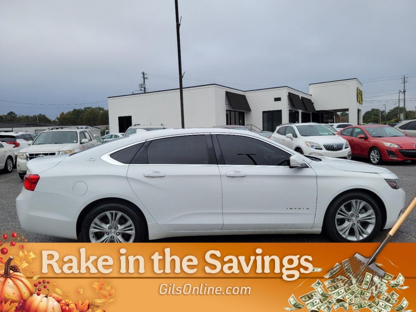 2014 Summit White /Jet Black/Dark Titanium Chevrolet Impala LT (2G1125S38E9) with an Gas/Ethanol V6 3.6L/217 engine, 6-Speed Automatic transmission, located at 5115 14th Ave., Columbus, GA, 31904, (706) 323-0345, 32.511494, -84.971046 - 2014 Chevrolet Impala LT - Photo#9