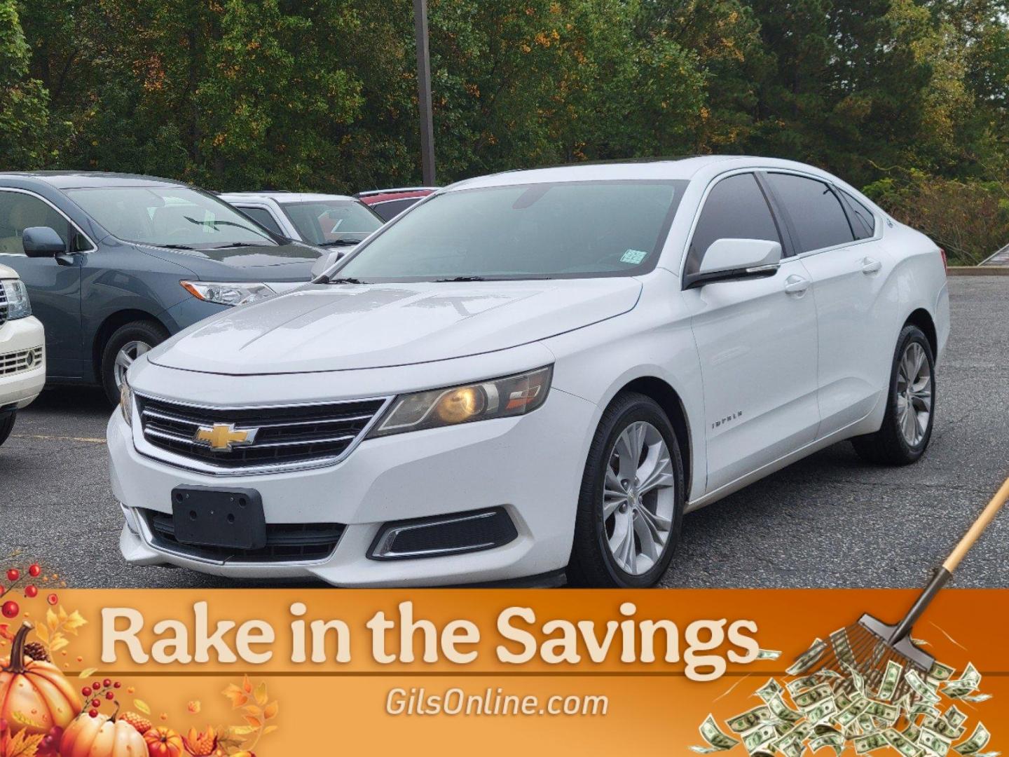 2014 Summit White /Jet Black/Dark Titanium Chevrolet Impala LT (2G1125S38E9) with an Gas/Ethanol V6 3.6L/217 engine, 6-Speed Automatic transmission, located at 5115 14th Ave., Columbus, GA, 31904, (706) 323-0345, 32.511494, -84.971046 - 2014 Chevrolet Impala LT - Photo#3