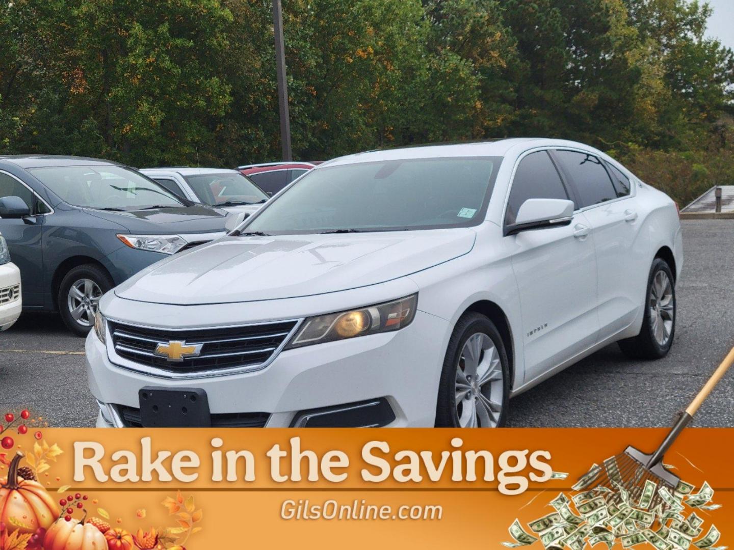 2014 Summit White /Jet Black/Dark Titanium Chevrolet Impala LT (2G1125S38E9) with an Gas/Ethanol V6 3.6L/217 engine, 6-Speed Automatic transmission, located at 5115 14th Ave., Columbus, GA, 31904, (706) 323-0345, 32.511494, -84.971046 - 2014 Chevrolet Impala LT - Photo#0