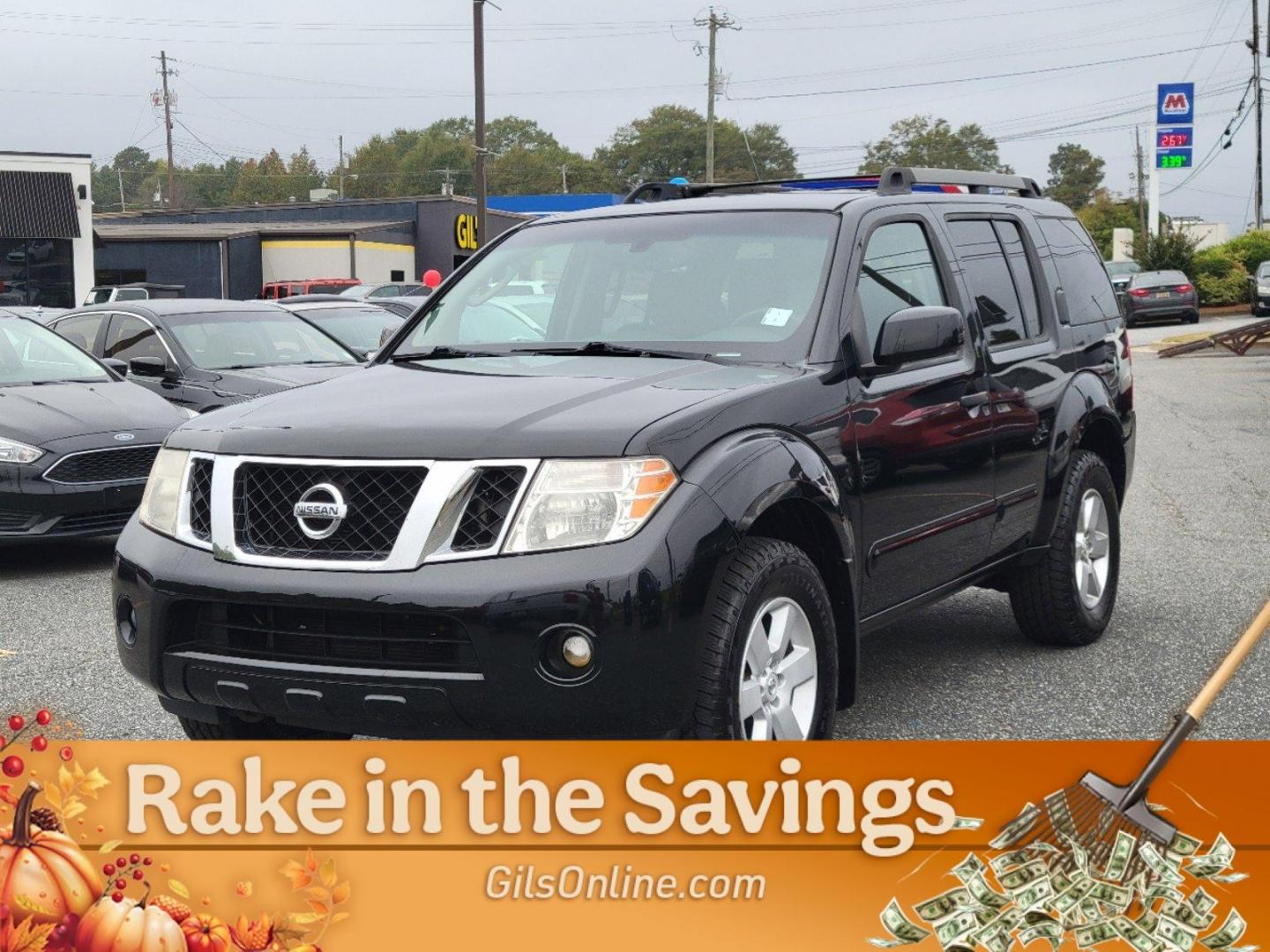 2012 Super Black /Graphite Nissan Pathfinder SV (5N1AR1NB1CC) with an Gas V6 4.0L/241 engine, 5-Speed Automatic w/manual mode transmission, located at 3959 U.S. 80 W, Phenix City, AL, 36870, (334) 297-4885, 32.469296, -85.135185 - 2012 Nissan Pathfinder SV - Photo#0