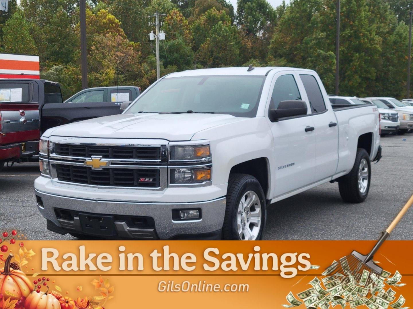 2014 Summit White /Jet Black Chevrolet Silverado 1500 LT (1GCRCREC0EZ) with an Gas/Ethanol V8 5.3L/325 engine, 6-Speed Automatic transmission, located at 804 22nd Ave, Phenix City, AL, 36870, (334) 297-1860, 32.484749, -85.024475 - 2014 Chevrolet Silverado 1500 LT - Photo#1