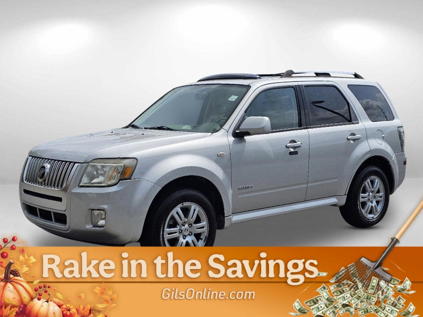 2008 Silver Mercury Mariner Premier (4M2CU87148K) with an Gas V6 3.0L/183 engine, 4-Speed Automatic w/OD transmission, located at 5115 14th Ave., Columbus, GA, 31904, (706) 323-0345, 32.511494, -84.971046 - 2008 Mercury Mariner Premier - Photo#0