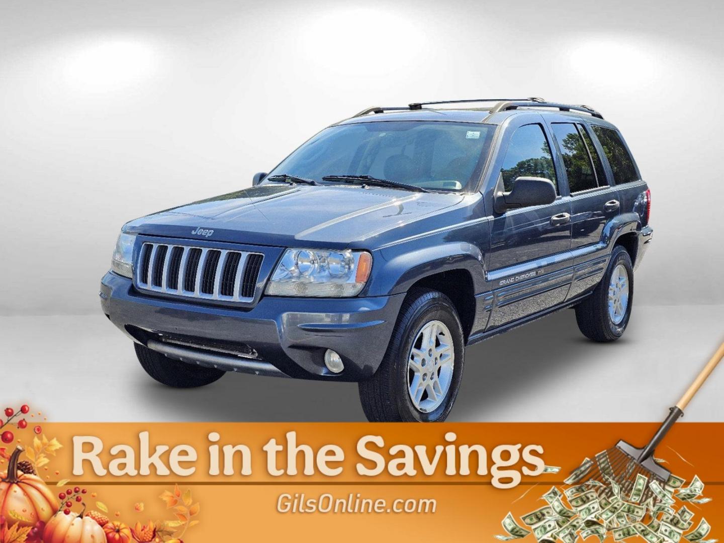 2004 Steel Blue Pearl /Dark Slate Gray Jeep Grand Cherokee Laredo (1J4GX48S34C) with an Gas I6 4.0L/242 engine, 4-Speed Automatic w/OD transmission, located at 5115 14th Ave., Columbus, GA, 31904, (706) 323-0345, 32.511494, -84.971046 - 2004 Jeep Grand Cherokee Laredo - Photo#0