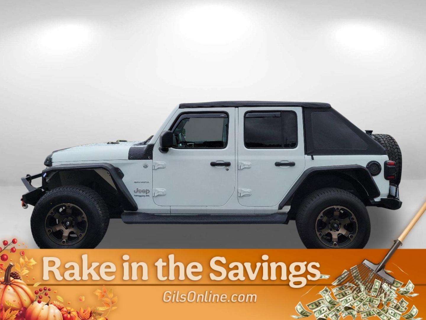 2018 Bright White Clearcoat /Black/Heritage Tan Jeep Wrangler Unlimited Sahara (1C4HJXEG9JW) with an Regular Unleaded V-6 3.6 L/220 engine, 8-Speed Automatic w/OD transmission, located at 521 Old Farm Lane Rd, Prattville, AL, 36066, (334) 325-1505, 32.482460, -86.416367 - 2018 Jeep Wrangler Unlimited Sahara - Photo#14