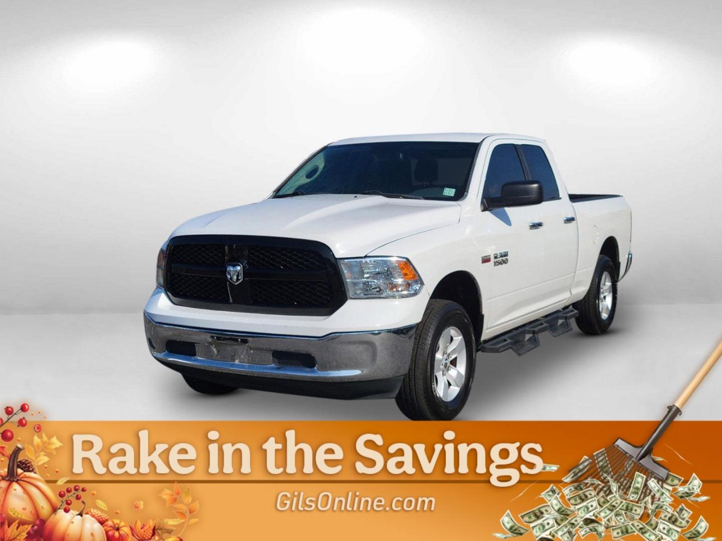 2015 Bright White Clearcoat /Diesel Gray/Black Ram 1500 SLT (1C6RR6GT0FS) with an Regular Unleaded V-8 5.7 L/345 engine, 8-Speed Automatic w/OD transmission, located at 804 22nd Ave, Phenix City, AL, 36870, (334) 297-1860, 32.484749, -85.024475 - 2015 Ram 1500 SLT - Photo#0