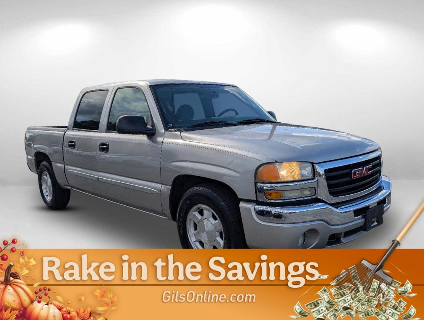 2005 Silver Birch Metallic /Dark Pewter GMC Sierra 1500 SLE (2GTEC13T651) with an Gas V8 5.3L/325 engine, 4-Speed Automatic w/OD transmission, located at 804 22nd Ave, Phenix City, AL, 36870, (334) 297-1860, 32.484749, -85.024475 - 2005 GMC Sierra 1500 SLE - Photo#2