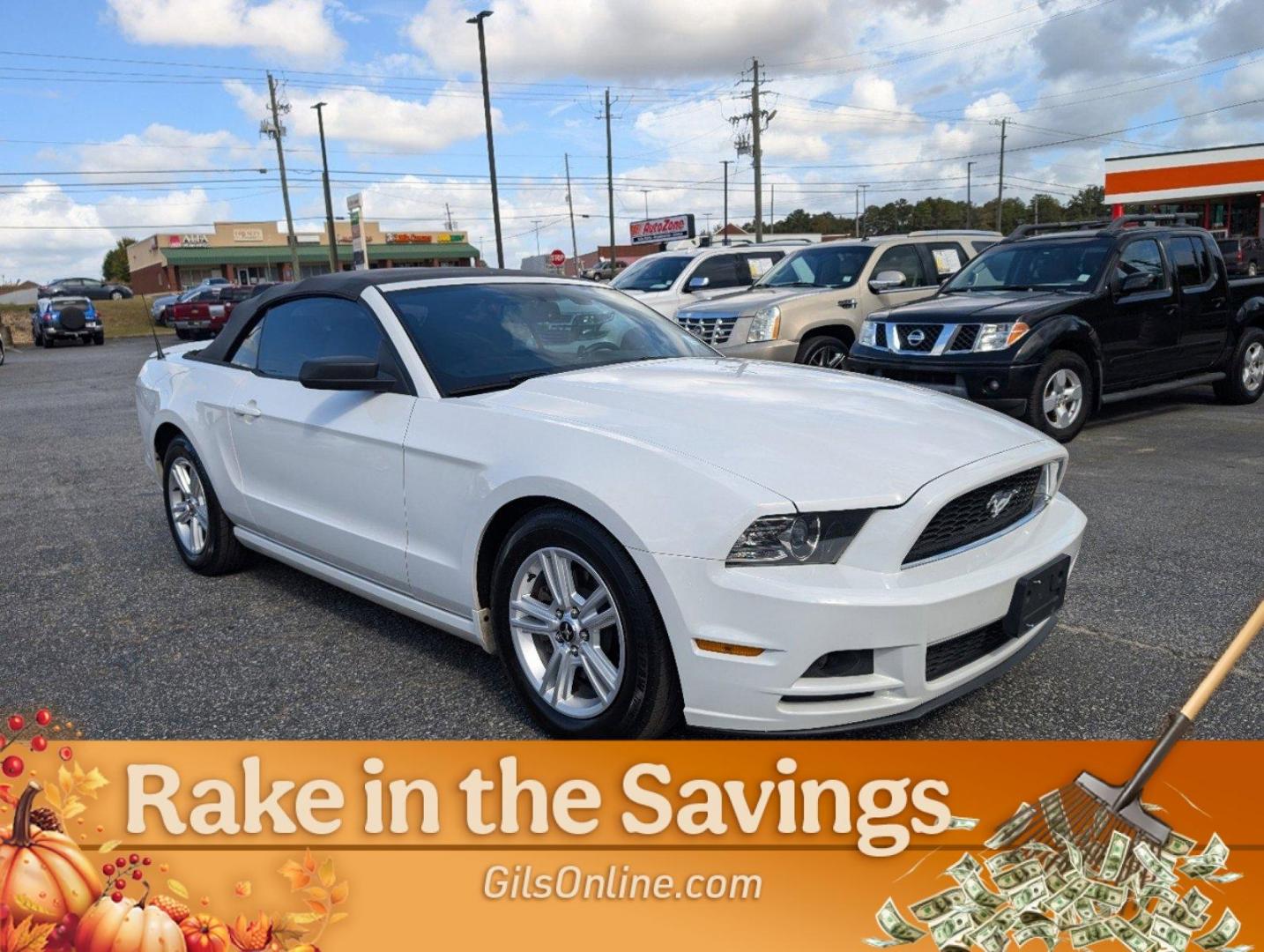 2014 White Ford Mustang V6 (1ZVBP8EM3E5) with an Regular Unleaded V-6 3.7 L/228 engine, located at 1430 Gateway Drive, Opelika, AL, 36801, (334) 239-0944, 32.637871, -85.409790 - 2014 Ford Mustang V6 - Photo#12