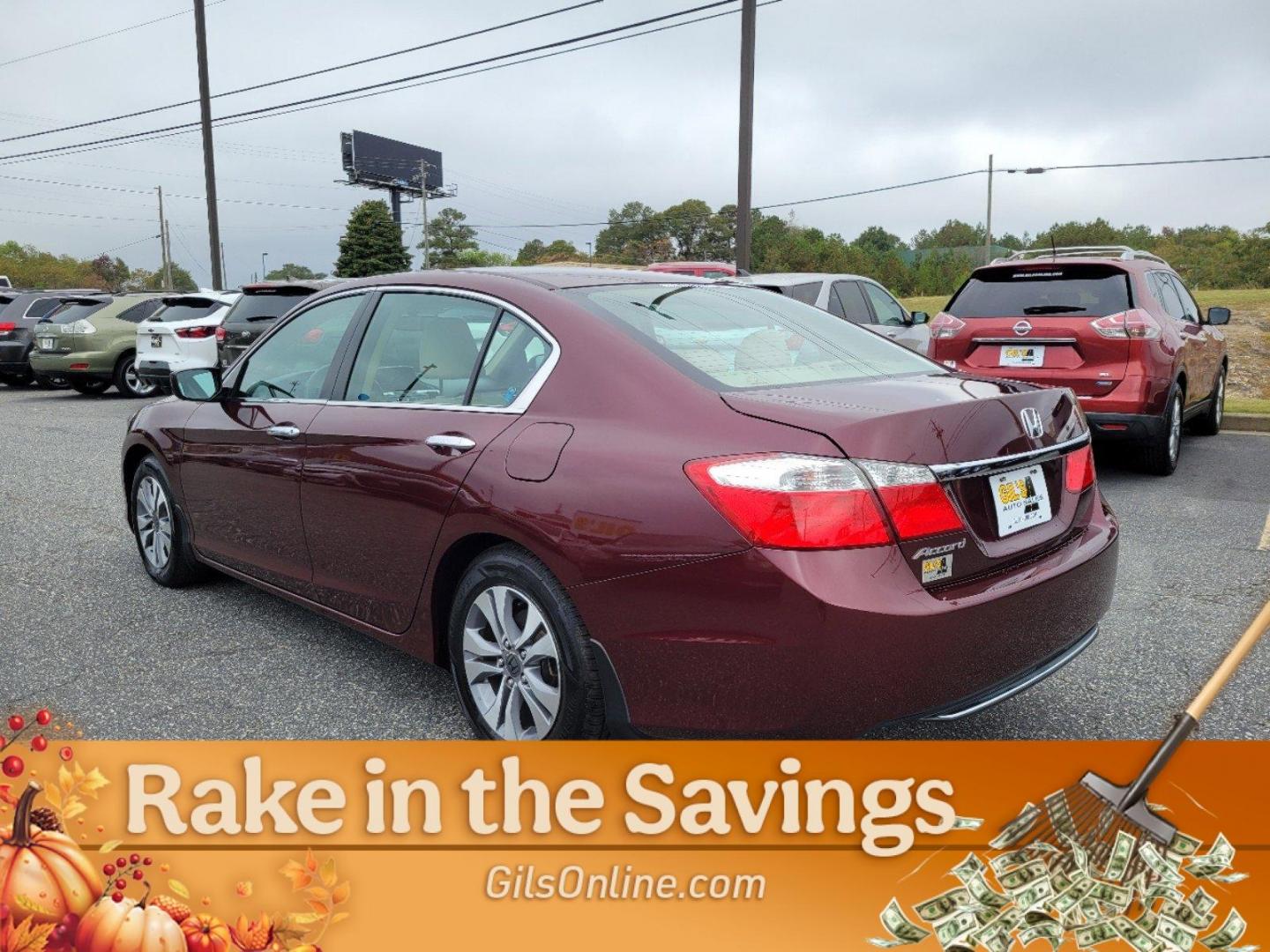 2013 Maroon Honda Accord Sdn LX (1HGCR2F39DA) with an Gas I4 2.4L/144 engine, 1-Speed Continuously Variable Ratio transmission, located at 804 22nd Ave, Phenix City, AL, 36870, (334) 297-1860, 32.484749, -85.024475 - 2013 Honda Accord Sdn LX - Photo#20