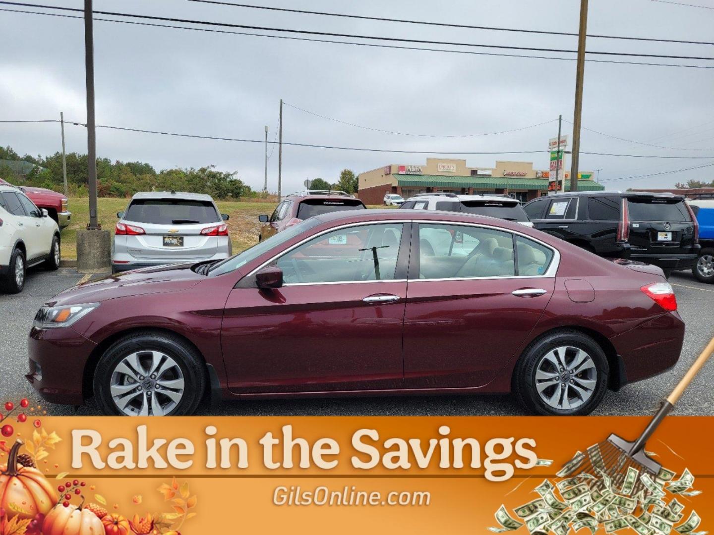 2013 Maroon Honda Accord Sdn LX (1HGCR2F39DA) with an Gas I4 2.4L/144 engine, 1-Speed Continuously Variable Ratio transmission, located at 804 22nd Ave, Phenix City, AL, 36870, (334) 297-1860, 32.484749, -85.024475 - 2013 Honda Accord Sdn LX - Photo#21