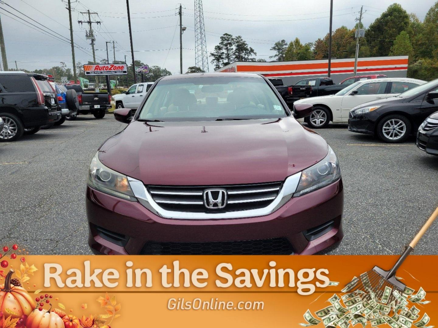 2013 Maroon Honda Accord Sdn LX (1HGCR2F39DA) with an Gas I4 2.4L/144 engine, 1-Speed Continuously Variable Ratio transmission, located at 804 22nd Ave, Phenix City, AL, 36870, (334) 297-1860, 32.484749, -85.024475 - 2013 Honda Accord Sdn LX - Photo#4