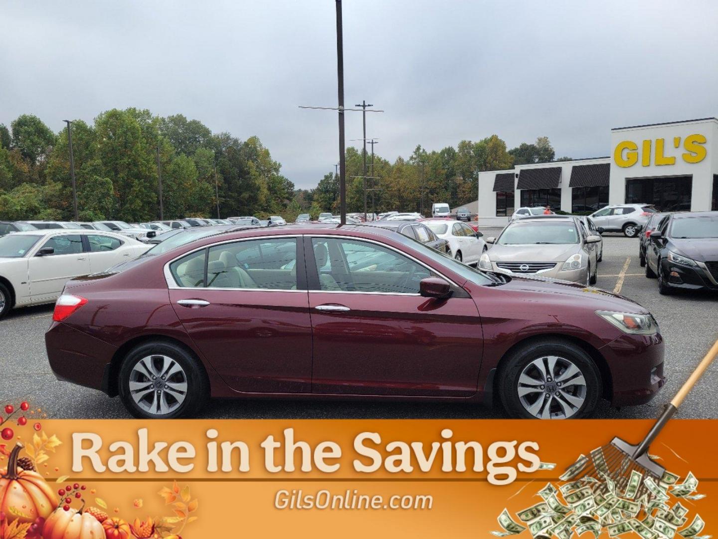 2013 Maroon Honda Accord Sdn LX (1HGCR2F39DA) with an Gas I4 2.4L/144 engine, 1-Speed Continuously Variable Ratio transmission, located at 804 22nd Ave, Phenix City, AL, 36870, (334) 297-1860, 32.484749, -85.024475 - 2013 Honda Accord Sdn LX - Photo#10