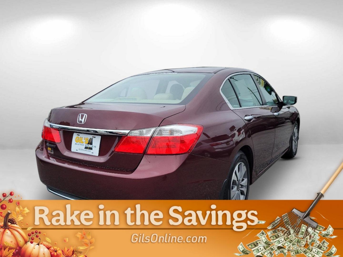 2013 Maroon Honda Accord Sdn LX (1HGCR2F39DA) with an Gas I4 2.4L/144 engine, 1-Speed Continuously Variable Ratio transmission, located at 804 22nd Ave, Phenix City, AL, 36870, (334) 297-1860, 32.484749, -85.024475 - 2013 Honda Accord Sdn LX - Photo#12