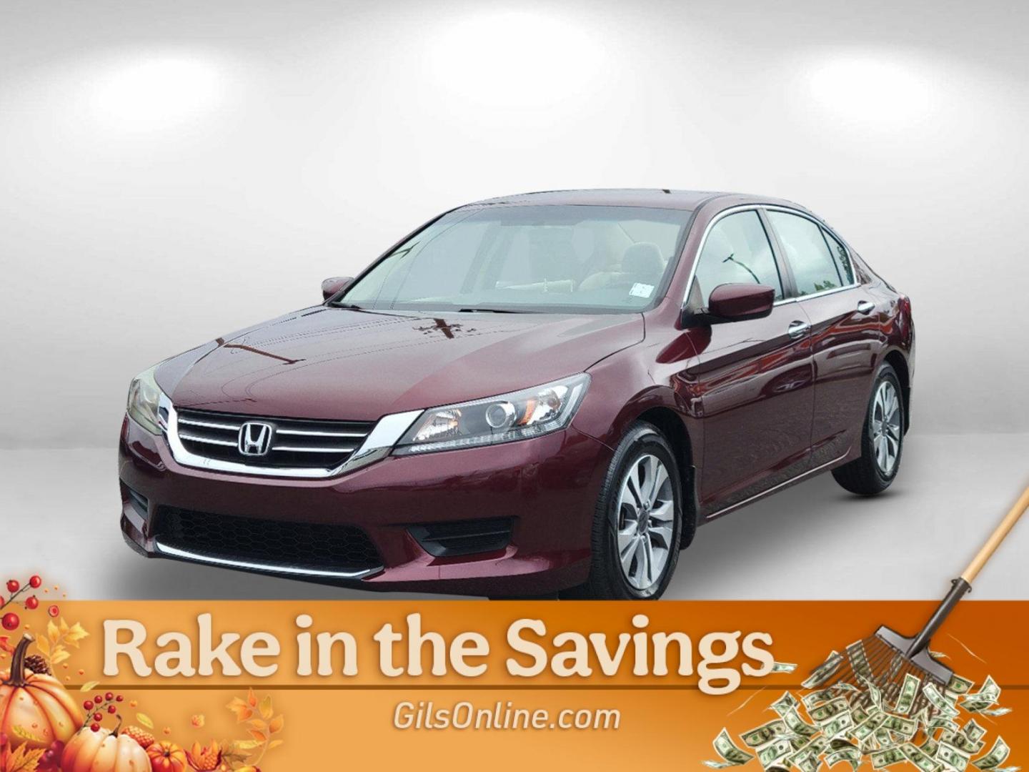 2013 Maroon Honda Accord Sdn LX (1HGCR2F39DA) with an Gas I4 2.4L/144 engine, 1-Speed Continuously Variable Ratio transmission, located at 804 22nd Ave, Phenix City, AL, 36870, (334) 297-1860, 32.484749, -85.024475 - 2013 Honda Accord Sdn LX - Photo#2