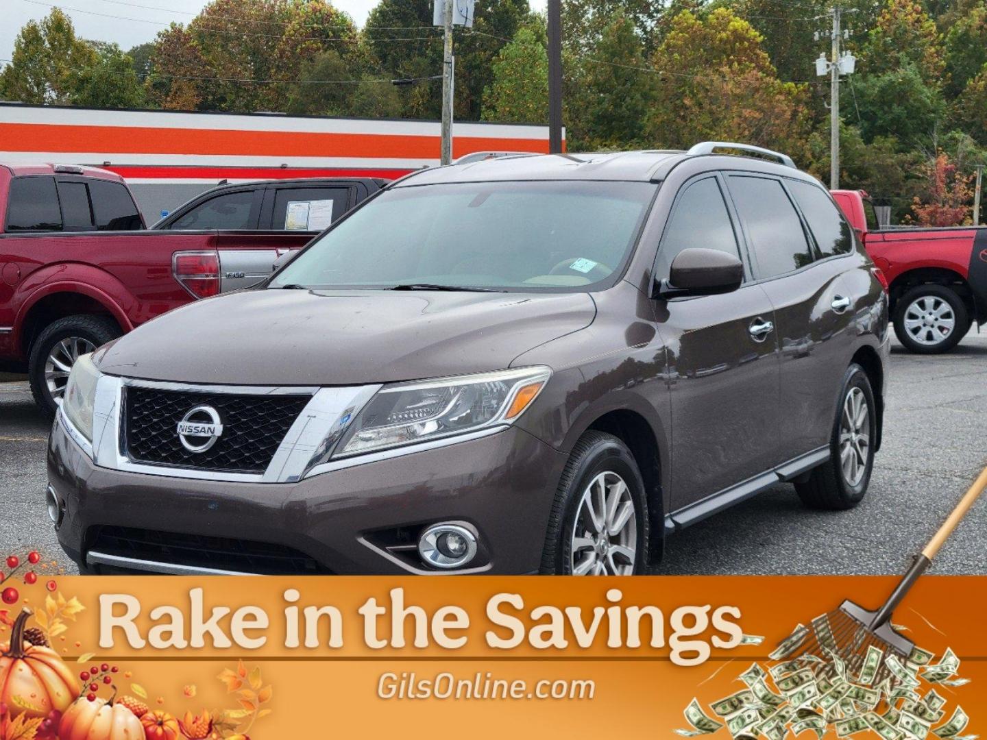 2015 Java Metallic /Almond Nissan Pathfinder SV (5N1AR2MN8FC) with an Regular Unleaded V-6 3.5 L/213 engine, 1-Speed CVT w/OD transmission, located at 5115 14th Ave., Columbus, GA, 31904, (706) 323-0345, 32.511494, -84.971046 - 2015 Nissan Pathfinder SV - Photo#0