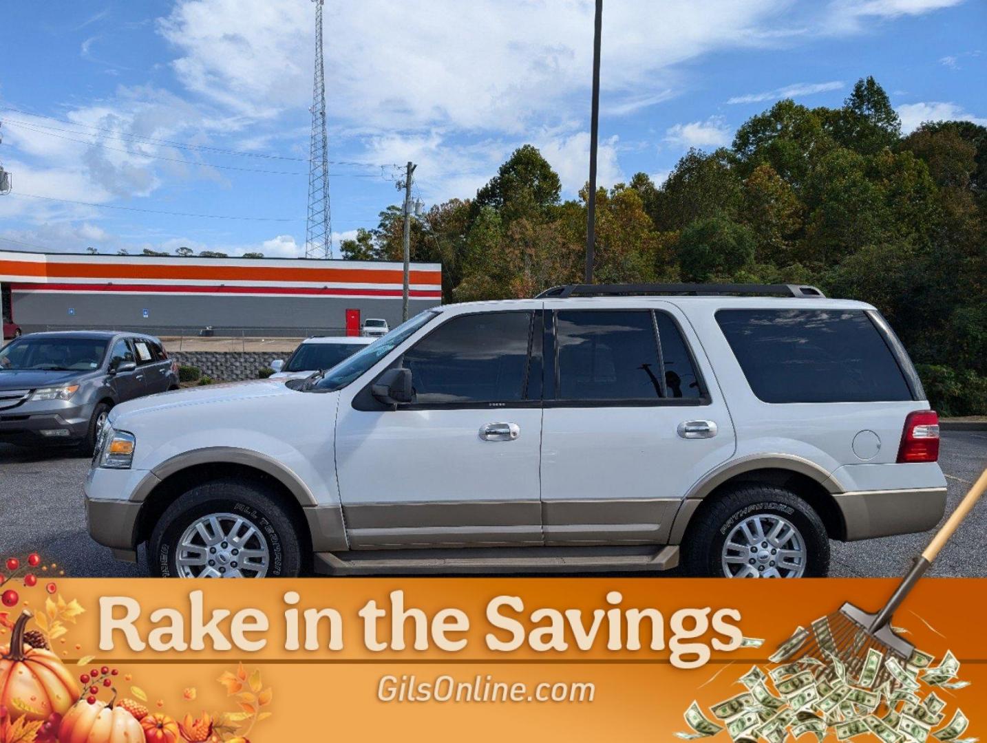 2012 White Ford Expedition XLT (1FMJU1H58CE) with an Gas/Ethanol V8 5.4L/330 engine, 6-Speed Automatic transmission, located at 521 Old Farm Lane Rd, Prattville, AL, 36066, (334) 325-1505, 32.482460, -86.416367 - 2012 Ford Expedition XLT - Photo#32