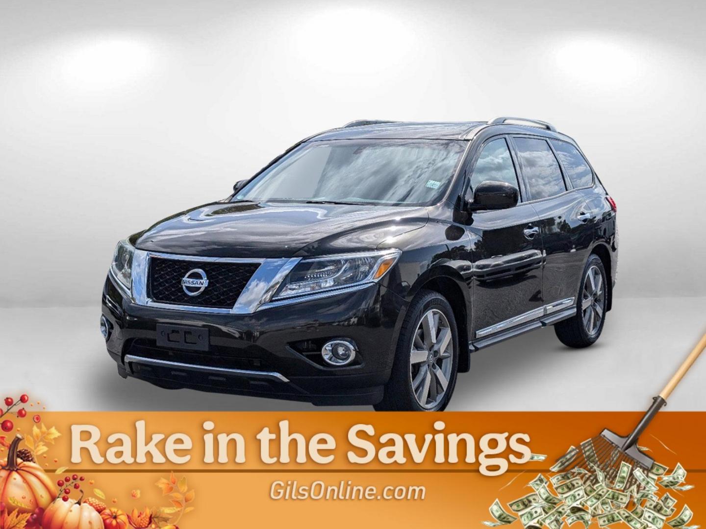 2015 Midnight Jade /Charcoal Nissan Pathfinder Platinum (5N1AR2MN6FC) with an Regular Unleaded V-6 3.5 L/213 engine, 1-Speed CVT w/OD transmission, located at 5115 14th Ave., Columbus, GA, 31904, (706) 323-0345, 32.511494, -84.971046 - 2015 Nissan Pathfinder Platinum - Photo#3