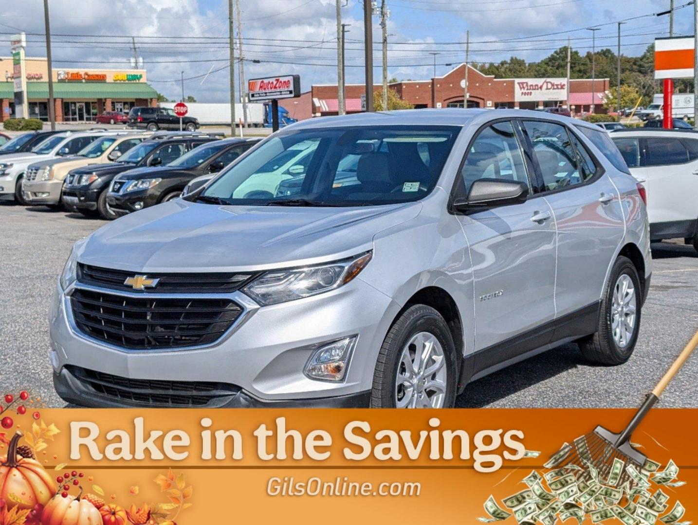 2018 Silver Ice Metallic /Medium Ash Gray Chevrolet Equinox LS (3GNAXHEV2JL) with an Turbocharged Gas I4 1.5L/ engine, 6-Speed Automatic transmission, located at 804 22nd Ave, Phenix City, AL, 36870, (334) 297-1860, 32.484749, -85.024475 - 2018 Chevrolet Equinox LS - Photo#3