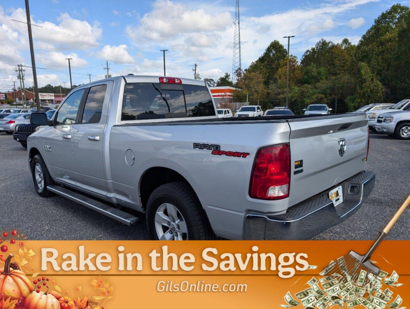 2017 Bright Silver Metallic Clearcoat /Diesel Gray/Black Ram 1500 SLT (1C6RR6GG9HS) with an Regular Unleaded V-6 3.6 L/220 engine, 8-Speed Automatic w/OD transmission, located at 521 Old Farm Lane Rd, Prattville, AL, 36066, (334) 325-1505, 32.482460, -86.416367 - 2017 Ram 1500 SLT - Photo#28