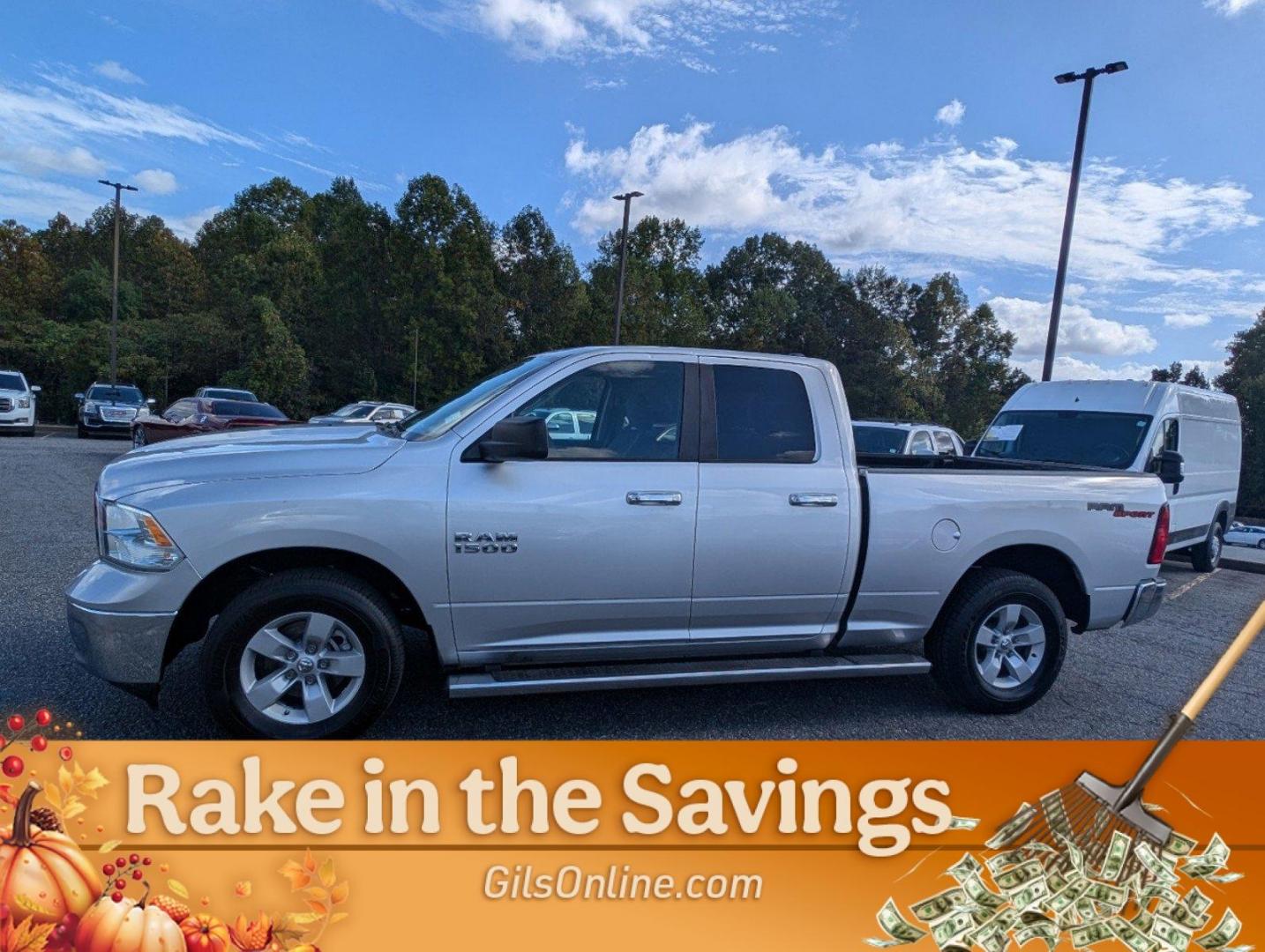 2017 Bright Silver Metallic Clearcoat /Diesel Gray/Black Ram 1500 SLT (1C6RR6GG9HS) with an Regular Unleaded V-6 3.6 L/220 engine, 8-Speed Automatic w/OD transmission, located at 521 Old Farm Lane Rd, Prattville, AL, 36066, (334) 325-1505, 32.482460, -86.416367 - 2017 Ram 1500 SLT - Photo#29