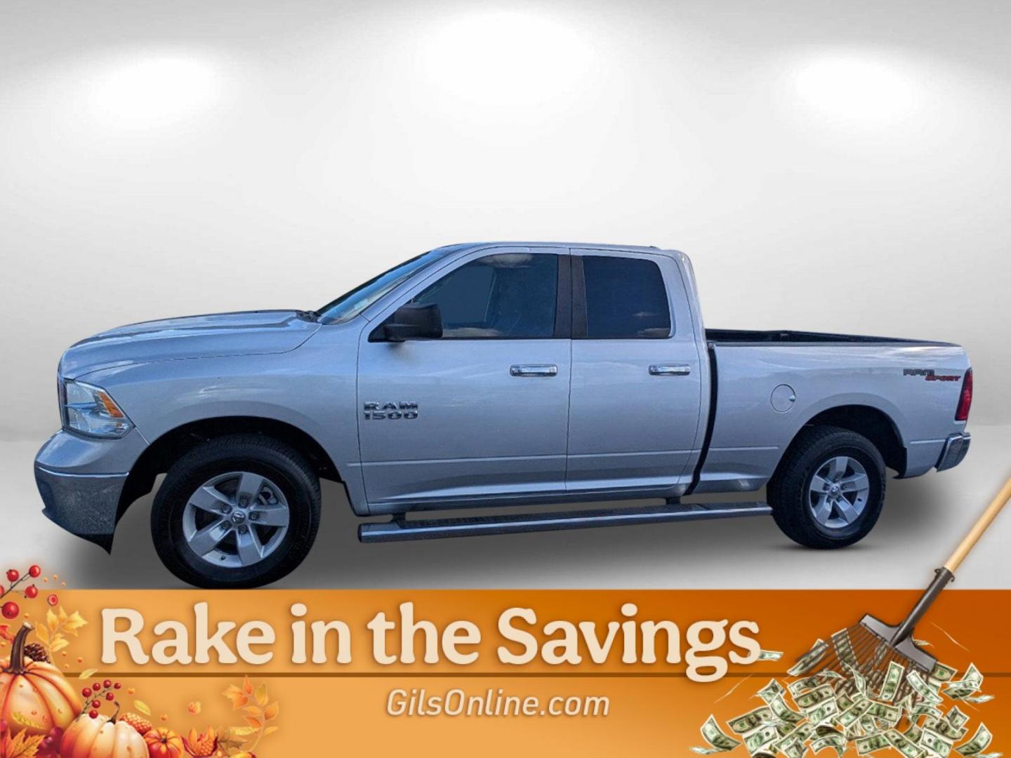 2017 Bright Silver Metallic Clearcoat /Diesel Gray/Black Ram 1500 SLT (1C6RR6GG9HS) with an Regular Unleaded V-6 3.6 L/220 engine, 8-Speed Automatic w/OD transmission, located at 521 Old Farm Lane Rd, Prattville, AL, 36066, (334) 325-1505, 32.482460, -86.416367 - 2017 Ram 1500 SLT - Photo#7