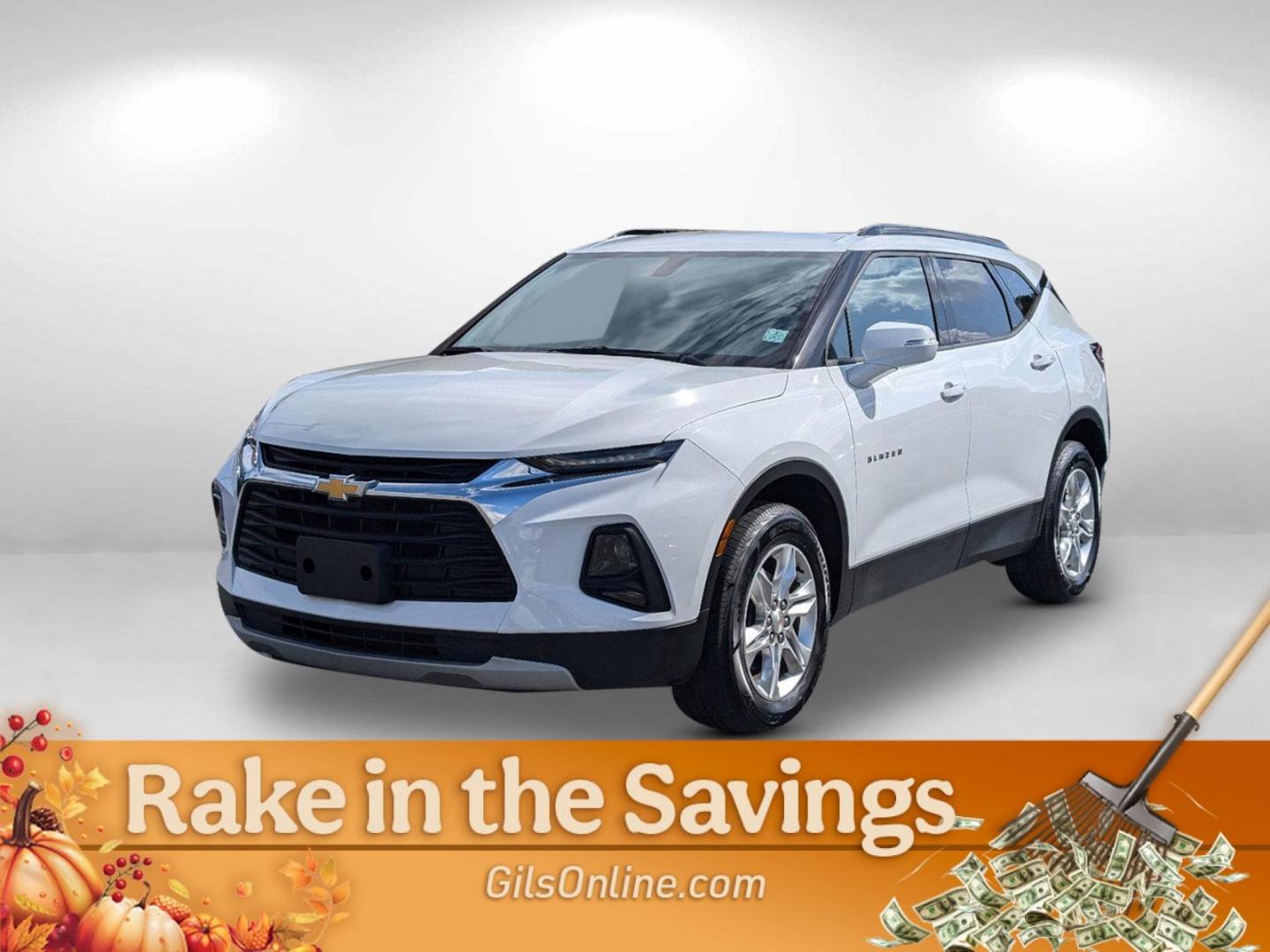 2020 Summit White /Jet Black Chevrolet Blazer LT (3GNKBBRA5LS) with an Gas I4 2.5L/ engine, 9-Speed Automatic transmission, located at 521 Old Farm Lane Rd, Prattville, AL, 36066, (334) 325-1505, 32.482460, -86.416367 - 2020 Chevrolet Blazer LT - Photo#1