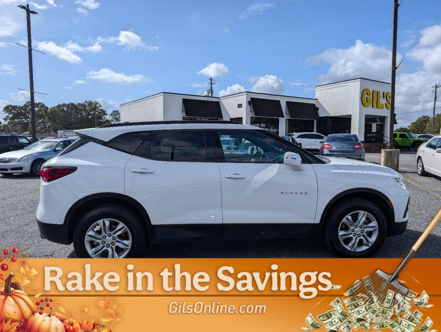 2020 Summit White /Jet Black Chevrolet Blazer LT (3GNKBBRA5LS) with an Gas I4 2.5L/ engine, 9-Speed Automatic transmission, located at 3959 U.S. 80 W, Phenix City, AL, 36870, (334) 297-4885, 32.469296, -85.135185 - 2020 Chevrolet Blazer LT - Photo#10