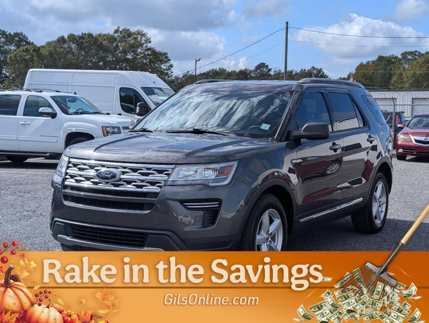 2019 Gray Ford Explorer XLT (1FM5K7D88KG) with an Regular Unleaded V-6 3.5 L/213 engine, 6-Speed Automatic w/OD transmission, located at 3959 U.S. 80 W, Phenix City, AL, 36870, (334) 297-4885, 32.469296, -85.135185 - 2019 Ford Explorer XLT - Photo#0