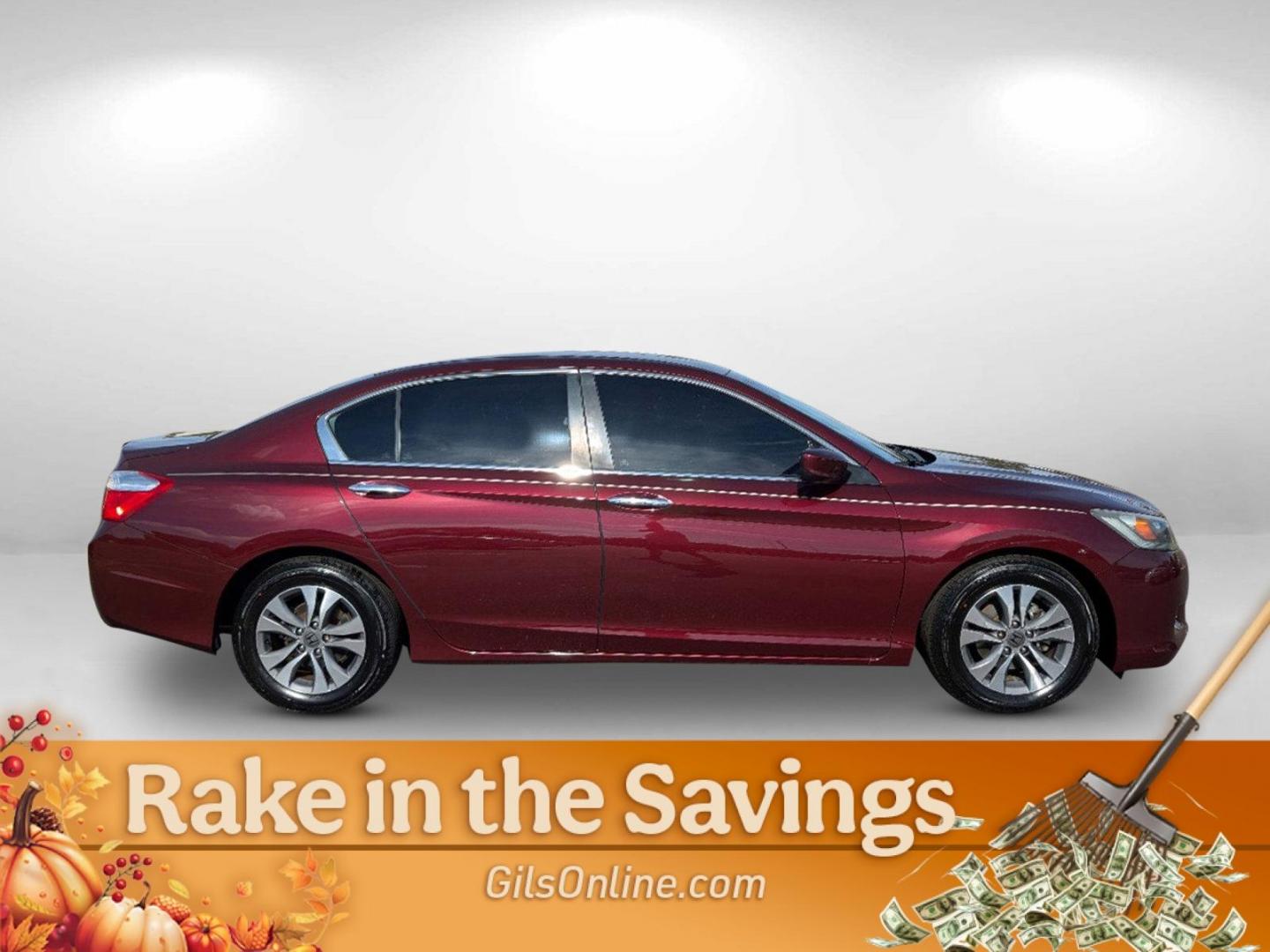 2015 Maroon Honda Accord Sedan LX (1HGCR2F30FA) with an Regular Unleaded I-4 2.4 L/144 engine, 1-Speed CVT w/OD transmission, located at 521 Old Farm Lane Rd, Prattville, AL, 36066, (334) 325-1505, 32.482460, -86.416367 - 2015 Honda Accord Sedan LX - Photo#3