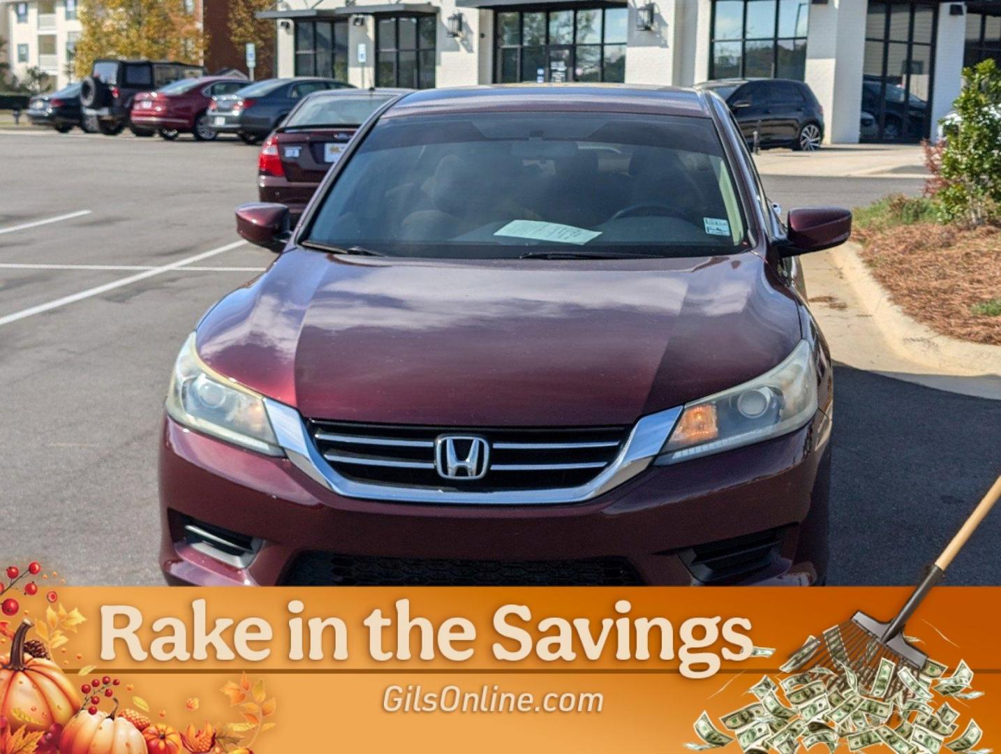 2015 Maroon Honda Accord Sedan LX (1HGCR2F30FA) with an Regular Unleaded I-4 2.4 L/144 engine, 1-Speed CVT w/OD transmission, located at 521 Old Farm Lane Rd, Prattville, AL, 36066, (334) 325-1505, 32.482460, -86.416367 - 2015 Honda Accord Sedan LX - Photo#3