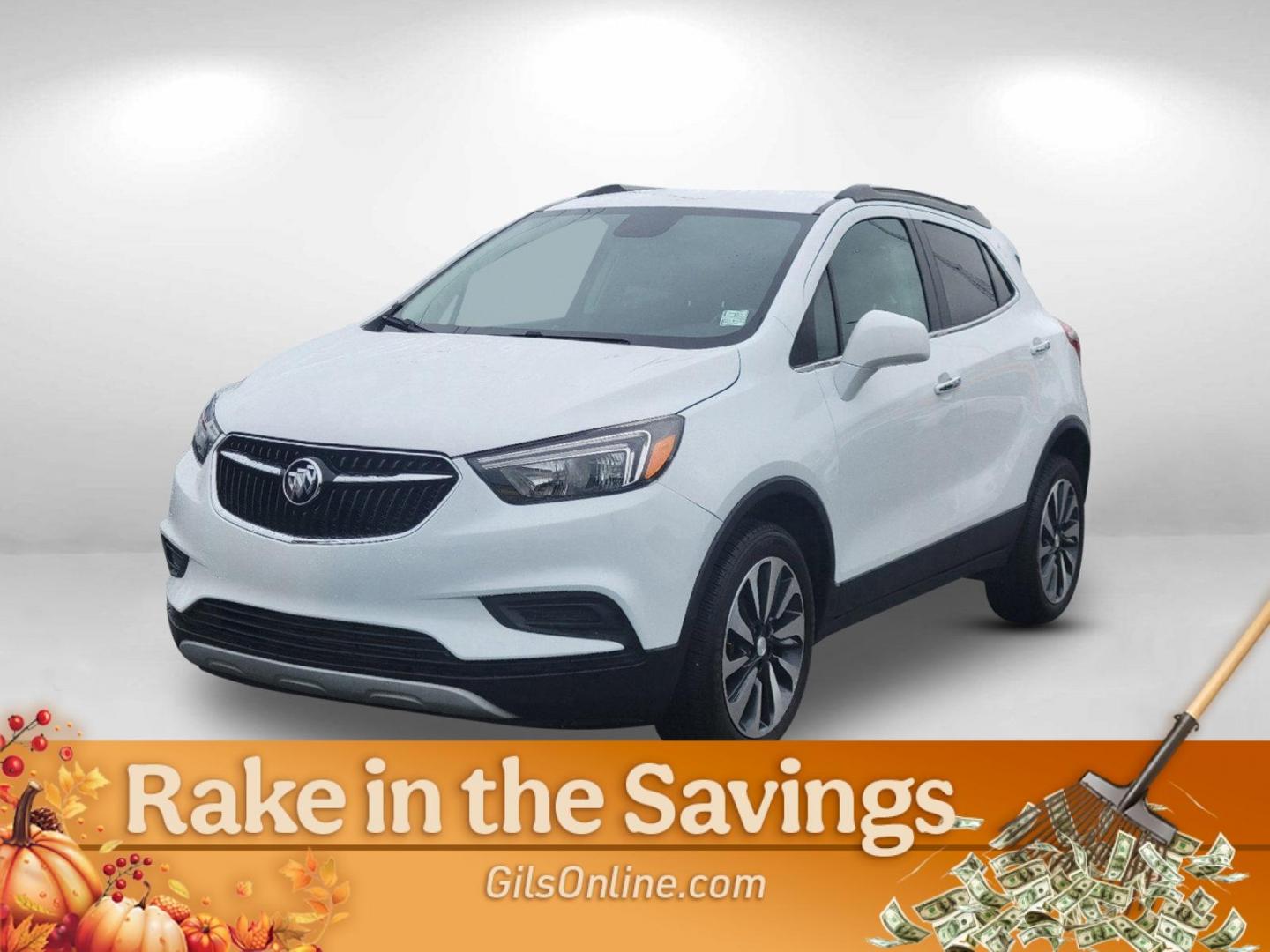 2021 Summit White /Ebony Buick Encore Preferred (KL4CJESM0MB) with an Turbocharged I4 1.4/85.4 engine, 6-Speed Automatic transmission, located at 1430 Gateway Drive, Opelika, AL, 36801, (334) 239-0944, 32.637871, -85.409790 - 2021 Buick Encore Preferred - Photo#0