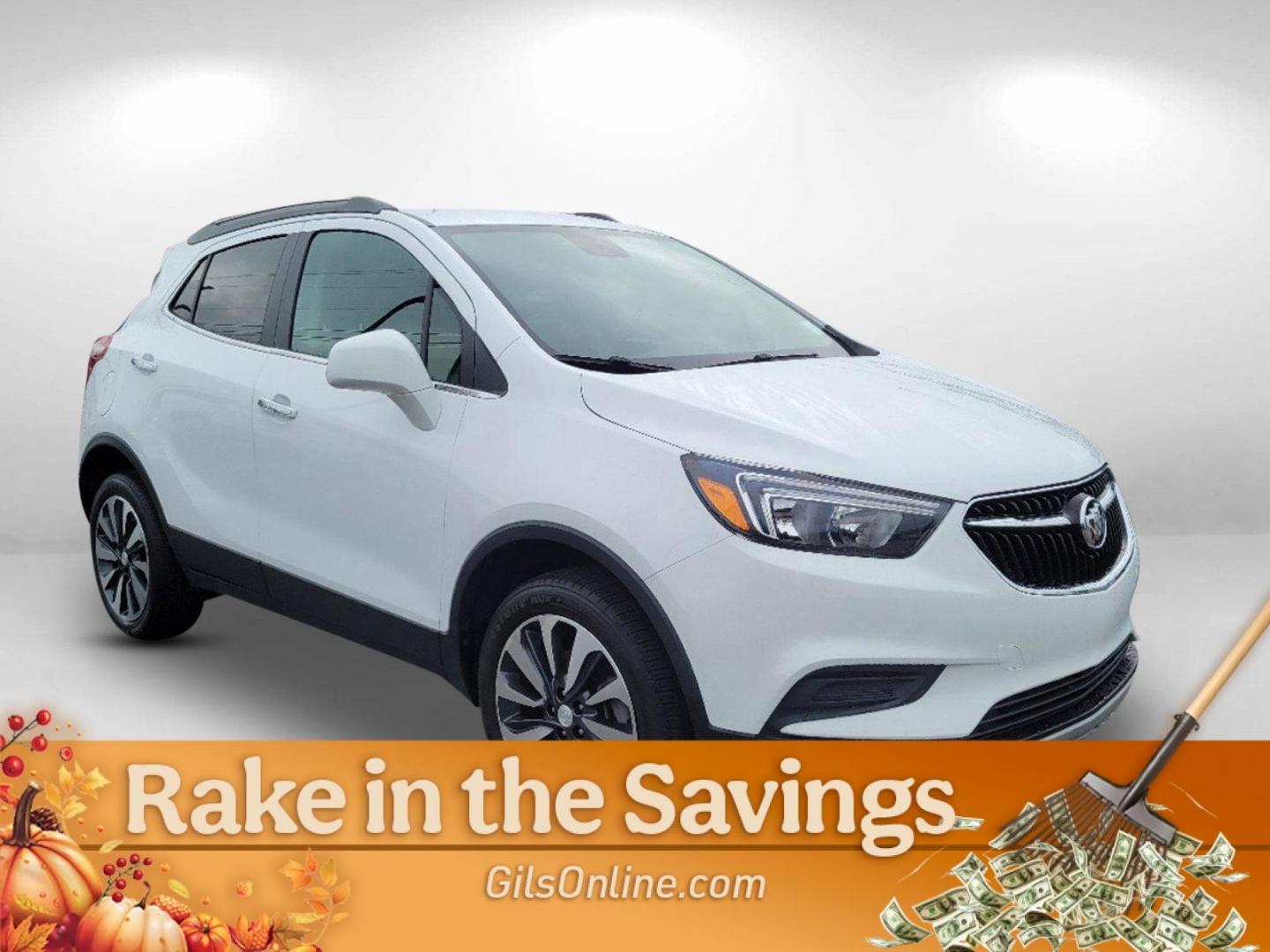 2021 Summit White /Ebony Buick Encore Preferred (KL4CJESM0MB) with an Turbocharged I4 1.4/85.4 engine, 6-Speed Automatic transmission, located at 1430 Gateway Drive, Opelika, AL, 36801, (334) 239-0944, 32.637871, -85.409790 - 2021 Buick Encore Preferred - Photo#2