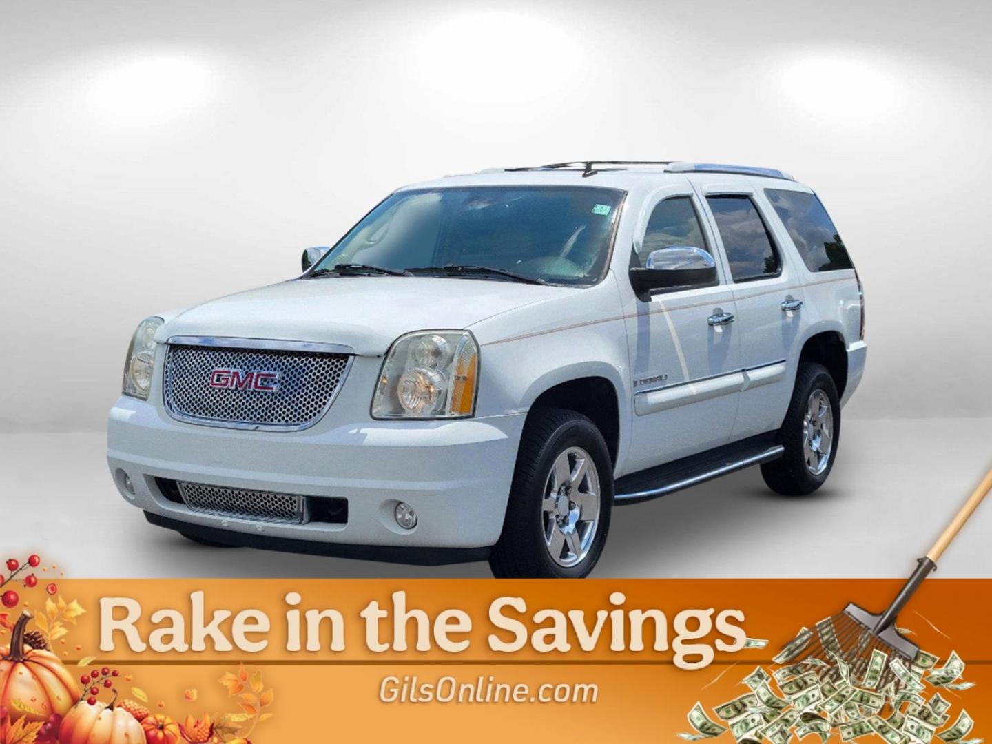 2007 Summit White GMC Yukon Denali (1GKFK63857J) with an Gas V8 6.2L/378 engine, 6-Speed Automatic w/OD transmission, located at 5115 14th Ave., Columbus, GA, 31904, (706) 323-0345, 32.511494, -84.971046 - 2007 GMC Yukon Denali - Photo#0