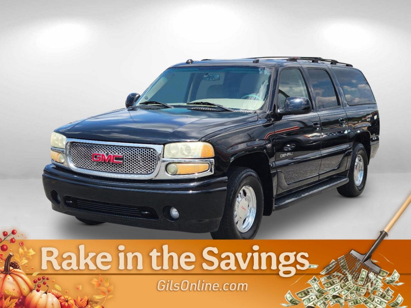 2004 Onyx Black /Sandstone GMC Yukon XL Denali (1GKFK66U44J) with an Gas V8 6.0L/364 engine, 4-Speed Automatic w/OD transmission, located at 804 22nd Ave, Phenix City, AL, 36870, (334) 297-1860, 32.484749, -85.024475 - 2004 GMC Yukon XL Denali - Photo#0