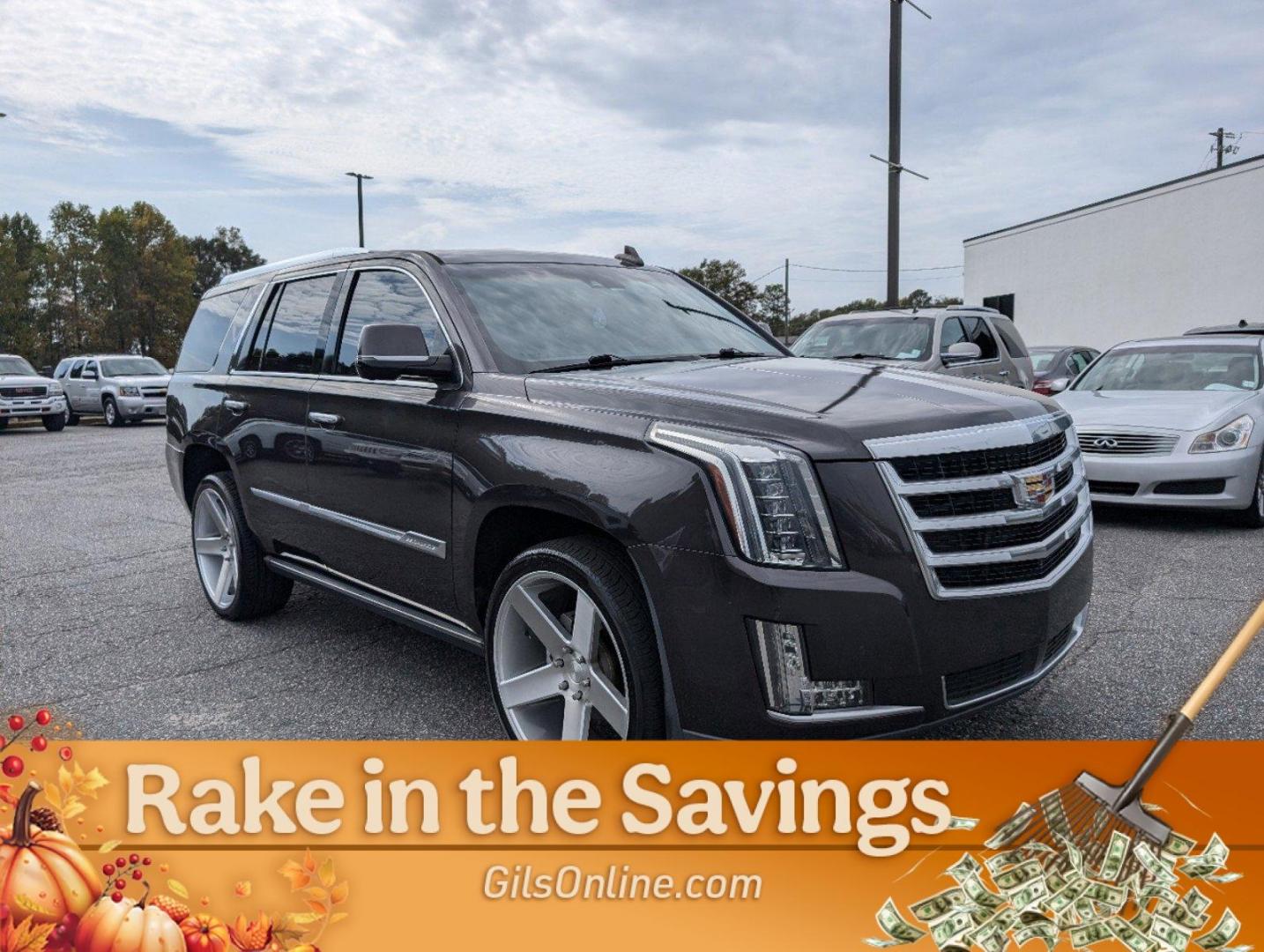 2015 /Jet Black Cadillac Escalade Premium (1GYS4NKJ9FR) with an Gas V8 6.2L/376 engine, 8-Speed Automatic transmission, located at 3959 U.S. 80 W, Phenix City, AL, 36870, (334) 297-4885, 32.469296, -85.135185 - 2015 Cadillac Escalade Premium - Photo#5