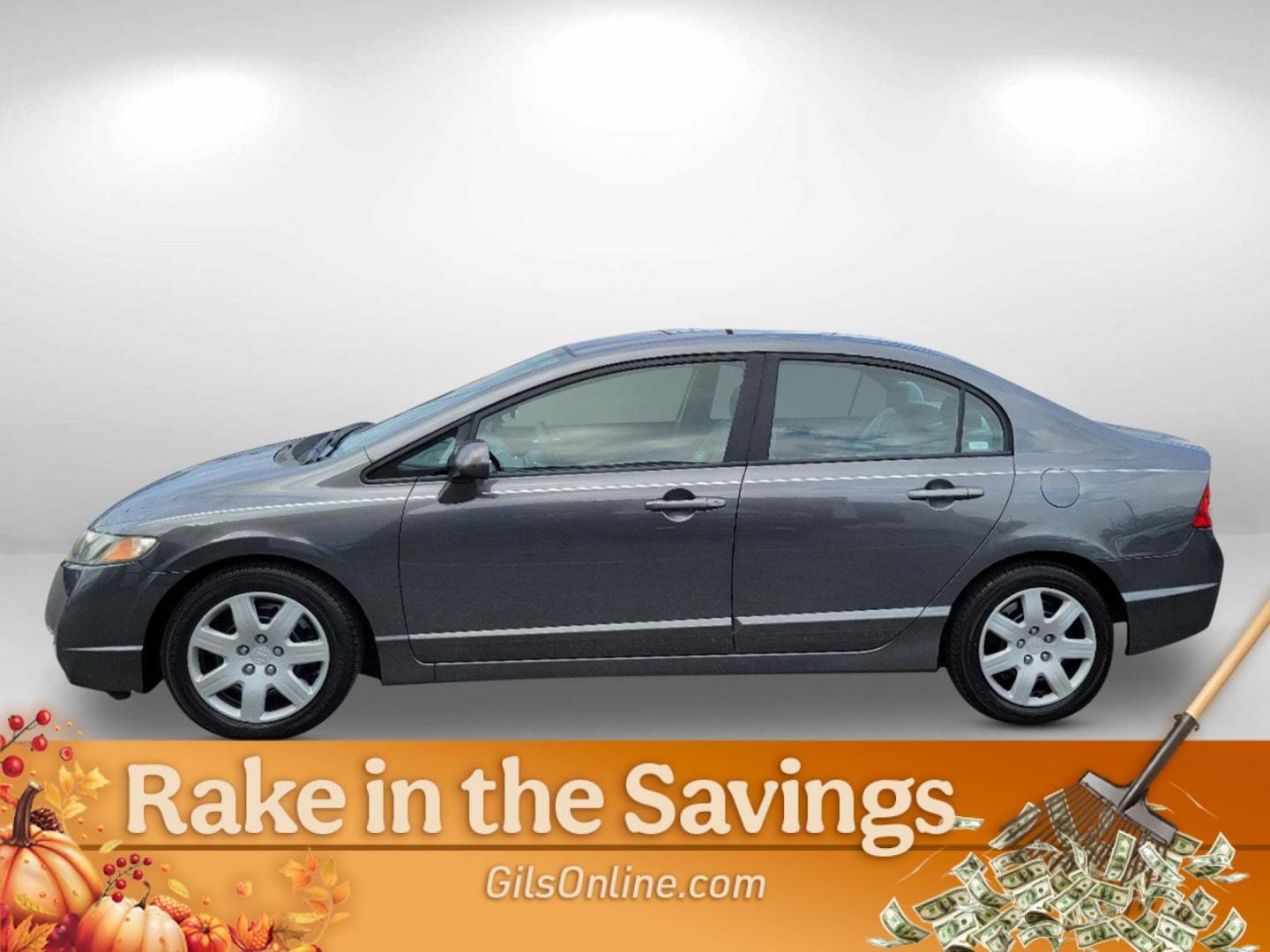 2009 Gray Honda Civic Sdn LX (2HGFA16579H) with an Gas I4 1.8L/110 engine, 5-Speed Automatic transmission, located at 3959 U.S. 80 W, Phenix City, AL, 36870, (334) 297-4885, 32.469296, -85.135185 - 2009 Honda Civic Sdn LX - Photo#14