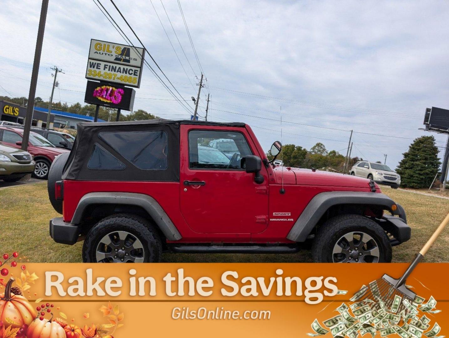 2012 /Black Interior Jeep Wrangler Sport (1C4AJWAG6CL) with an Gas V6 3.6L/231 engine, 6-Speed Manual transmission, located at 3959 U.S. 80 W, Phenix City, AL, 36870, (334) 297-4885, 32.469296, -85.135185 - 2012 Jeep Wrangler Sport - Photo#6