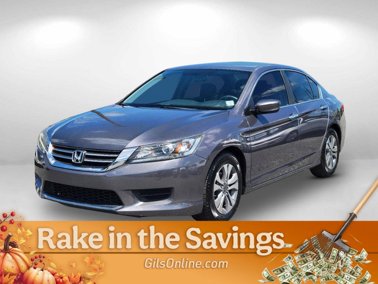 2014 Gray Honda Accord Sedan LX (1HGCR2F35EA) with an Regular Unleaded I-4 2.4 L/144 engine, 1-Speed CVT w/OD transmission, located at 1430 Gateway Drive, Opelika, AL, 36801, (334) 239-0944, 32.637871, -85.409790 - 2014 Honda Accord Sedan LX - Photo#0