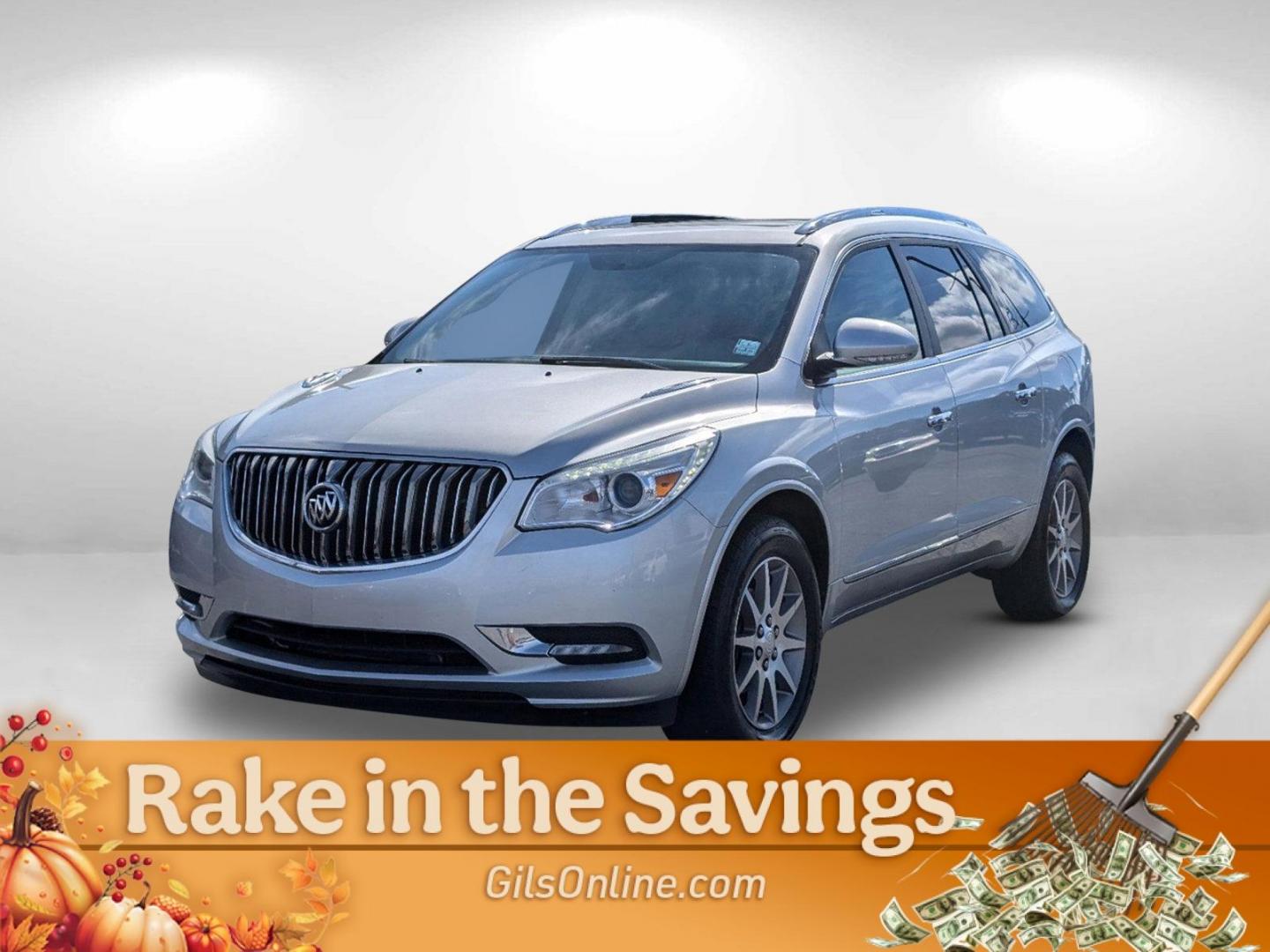 2015 /Light Titanium Buick Enclave Leather (5GAKRBKD6FJ) with an Gas V6 3.6L/217 engine, 6-Speed Automatic transmission, located at 804 22nd Ave, Phenix City, AL, 36870, (334) 297-1860, 32.484749, -85.024475 - 2015 Buick Enclave Leather - Photo#0