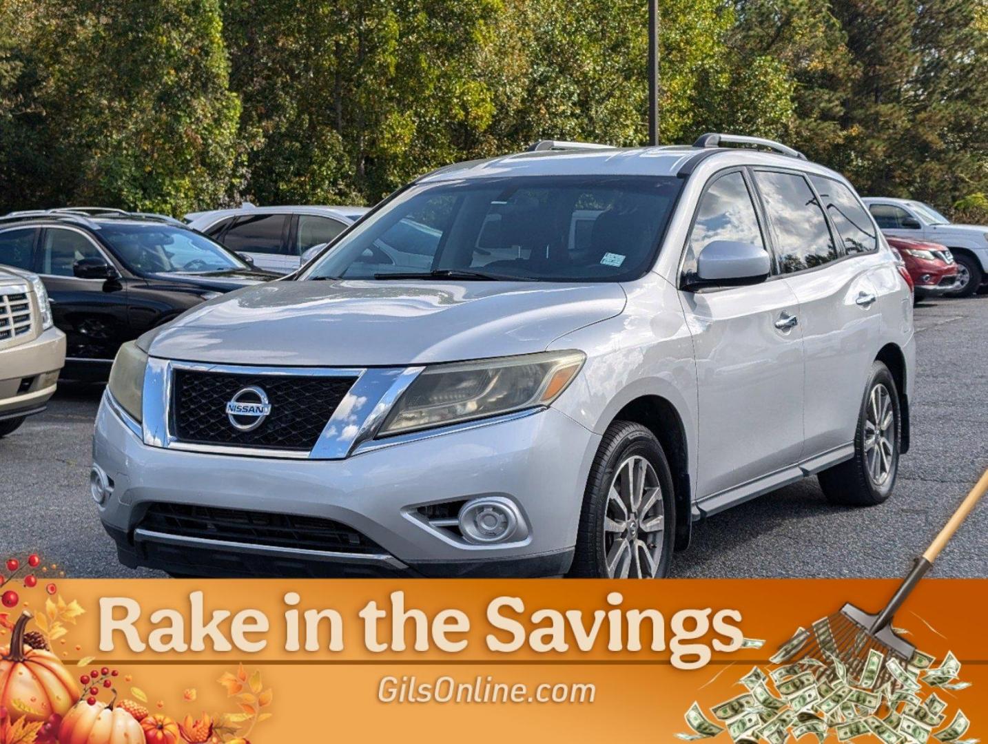 2014 /Charcoal Nissan Pathfinder S (5N1AR2MN4EC) with an Regular Unleaded V-6 3.5 L/213 engine, 1-Speed CVT w/OD transmission, located at 3959 U.S. 80 W, Phenix City, AL, 36870, (334) 297-4885, 32.469296, -85.135185 - 2014 Nissan Pathfinder S - Photo#1