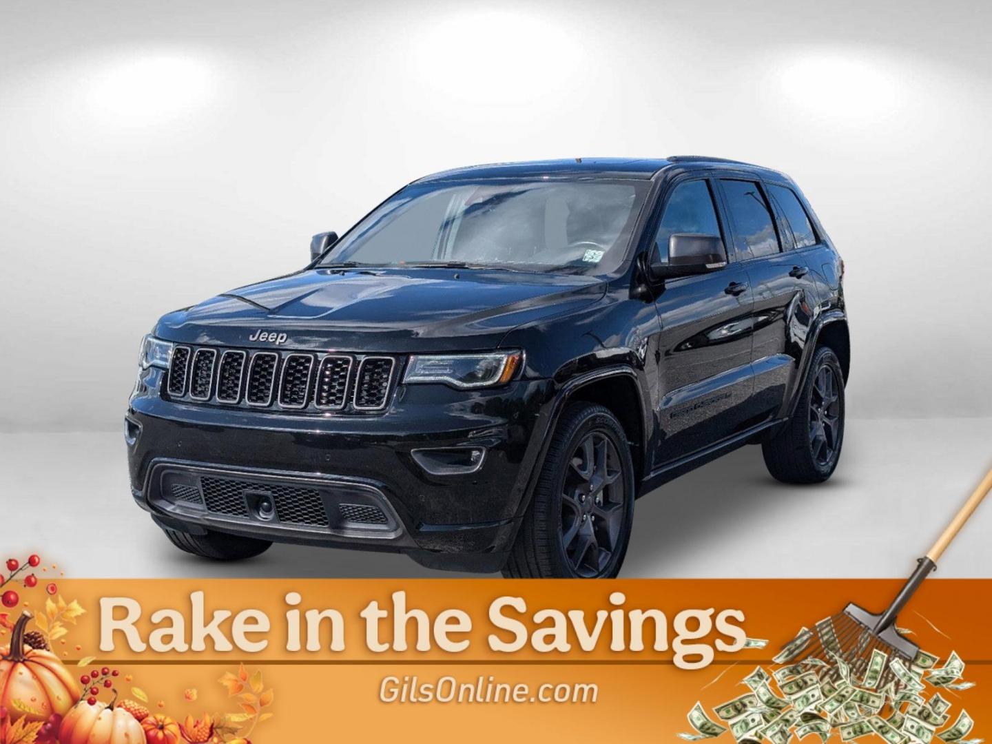 2021 /Black Jeep Grand Cherokee 80th Anniversary (1C4RJFBG4MC) with an Regular Unleaded V-6 3.6 L/220 engine, 8-Speed Automatic w/OD transmission, located at 7000 Northlake Connector, Columbus, GA, 31904, (706) 987-8085, 32.524975, -84.978134 - 2021 Jeep Grand Cherokee 80th Anniversary - Photo#2