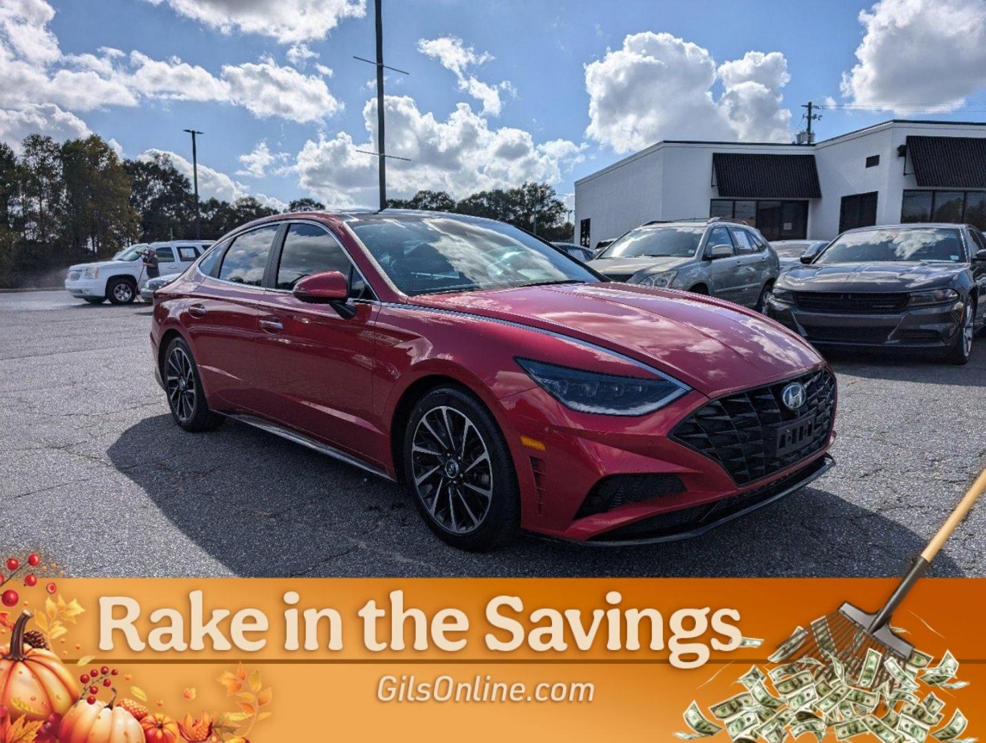 2021 /Dark Gray/Camel Hyundai Sonata Limited (5NPEH4J25MH) with an Intercooled Turbo Regular Unleaded I-4 1.6 L/98 engine, 8-Speed Automatic w/OD transmission, located at 3959 U.S. 80 W, Phenix City, AL, 36870, (334) 297-4885, 32.469296, -85.135185 - 2021 Hyundai Sonata Limited - Photo#4