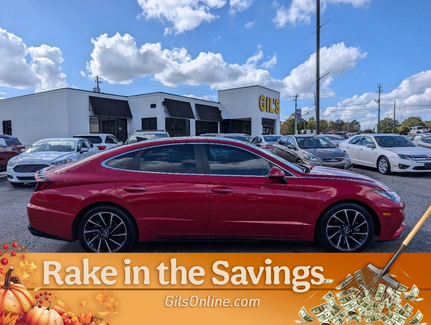 2021 /Dark Gray/Camel Hyundai Sonata Limited (5NPEH4J25MH) with an Intercooled Turbo Regular Unleaded I-4 1.6 L/98 engine, 8-Speed Automatic w/OD transmission, located at 3959 U.S. 80 W, Phenix City, AL, 36870, (334) 297-4885, 32.469296, -85.135185 - 2021 Hyundai Sonata Limited - Photo#6