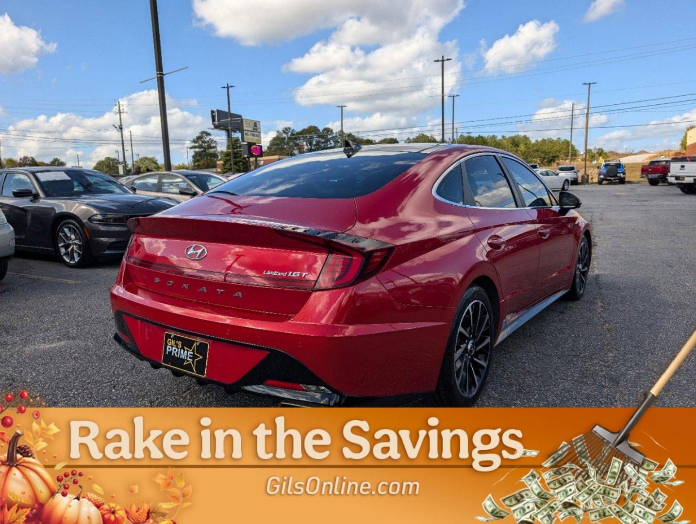 2021 /Dark Gray/Camel Hyundai Sonata Limited (5NPEH4J25MH) with an Intercooled Turbo Regular Unleaded I-4 1.6 L/98 engine, 8-Speed Automatic w/OD transmission, located at 3959 U.S. 80 W, Phenix City, AL, 36870, (334) 297-4885, 32.469296, -85.135185 - 2021 Hyundai Sonata Limited - Photo#8