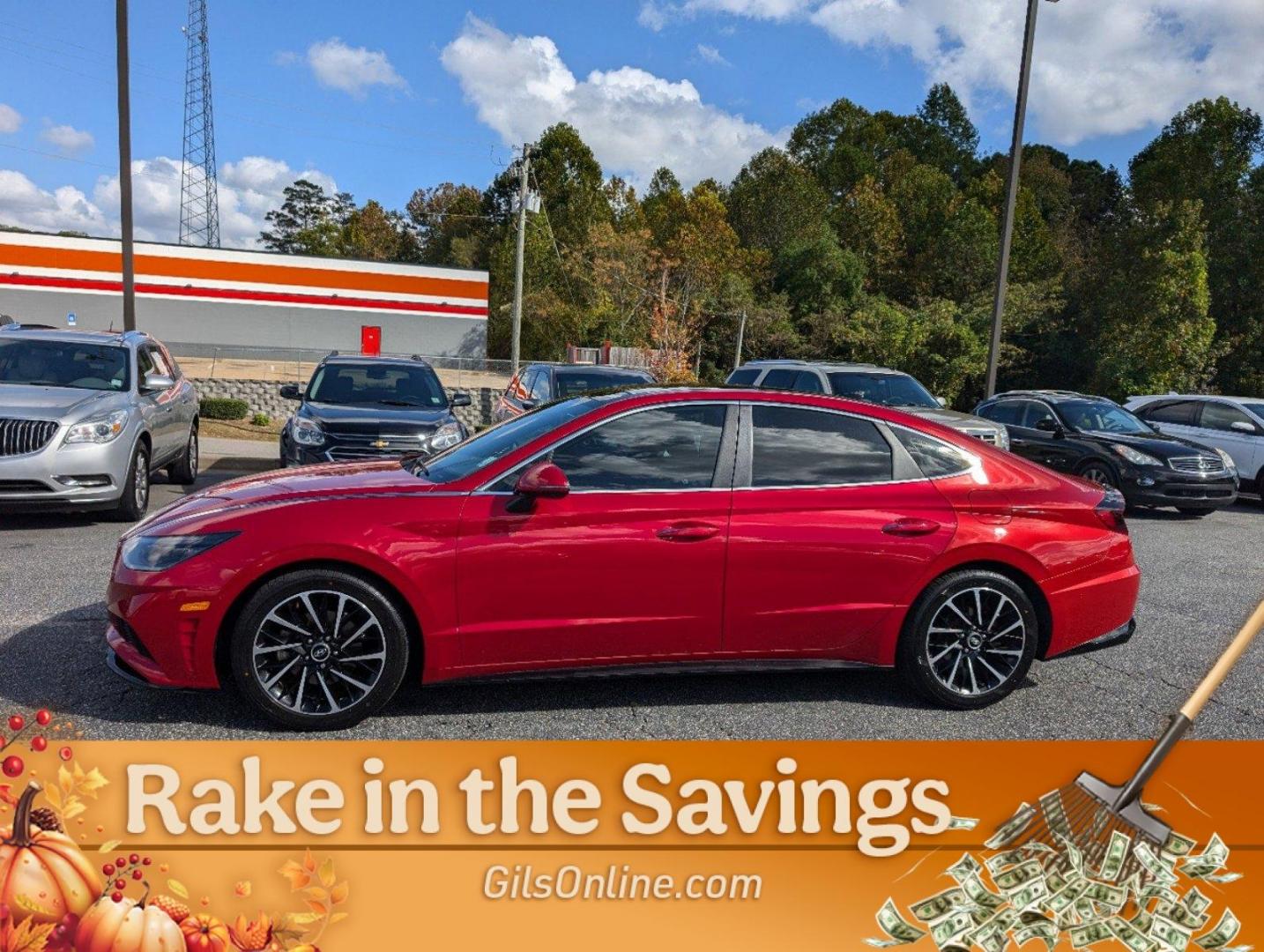 2021 /Dark Gray/Camel Hyundai Sonata Limited (5NPEH4J25MH) with an Intercooled Turbo Regular Unleaded I-4 1.6 L/98 engine, 8-Speed Automatic w/OD transmission, located at 3959 U.S. 80 W, Phenix City, AL, 36870, (334) 297-4885, 32.469296, -85.135185 - 2021 Hyundai Sonata Limited - Photo#14