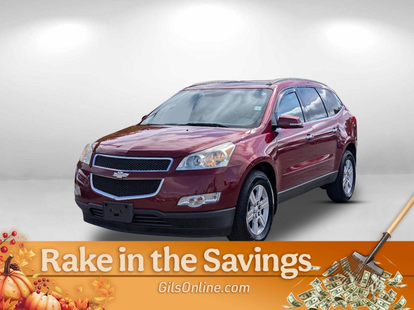 2011 /Lt Gray/Dk Gray Chevrolet Traverse LT w/2LT (1GNKRJED4BJ) with an Gas V6 3.6L/220 engine, 6-Speed Automatic transmission, located at 804 22nd Ave, Phenix City, AL, 36870, (334) 297-1860, 32.484749, -85.024475 - 2011 Chevrolet Traverse LT w/2LT - Photo#0