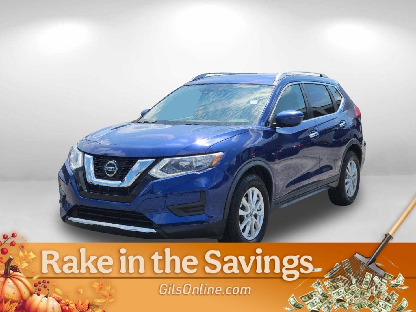 2019 Caspian Blue Metallic /Charcoal Nissan Rogue SV (KNMAT2MT1KP) with an Regular Unleaded I-4 2.5 L/152 engine, 1-Speed CVT w/OD transmission, located at 5115 14th Ave., Columbus, GA, 31904, (706) 323-0345, 32.511494, -84.971046 - 2019 Nissan Rogue SV - Photo#0