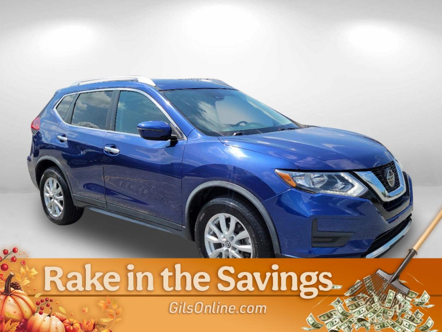 2019 Caspian Blue Metallic /Charcoal Nissan Rogue SV (KNMAT2MT1KP) with an Regular Unleaded I-4 2.5 L/152 engine, 1-Speed CVT w/OD transmission, located at 5115 14th Ave., Columbus, GA, 31904, (706) 323-0345, 32.511494, -84.971046 - 2019 Nissan Rogue SV - Photo#2