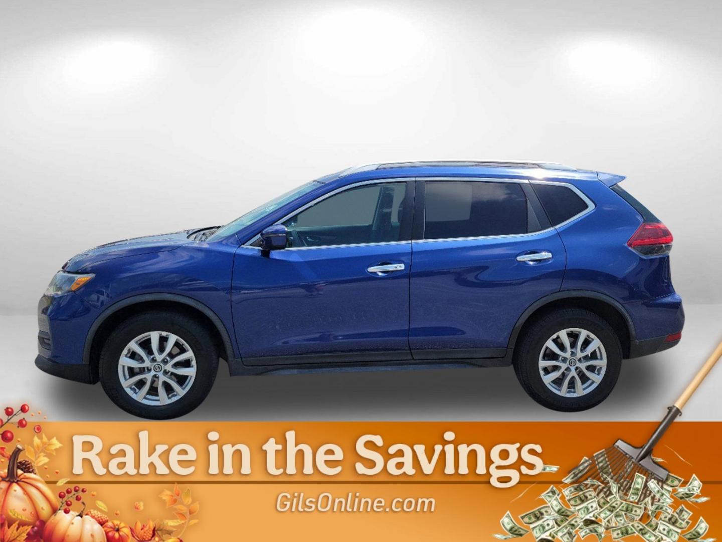 2019 Caspian Blue Metallic /Charcoal Nissan Rogue SV (KNMAT2MT1KP) with an Regular Unleaded I-4 2.5 L/152 engine, 1-Speed CVT w/OD transmission, located at 5115 14th Ave., Columbus, GA, 31904, (706) 323-0345, 32.511494, -84.971046 - 2019 Nissan Rogue SV - Photo#7