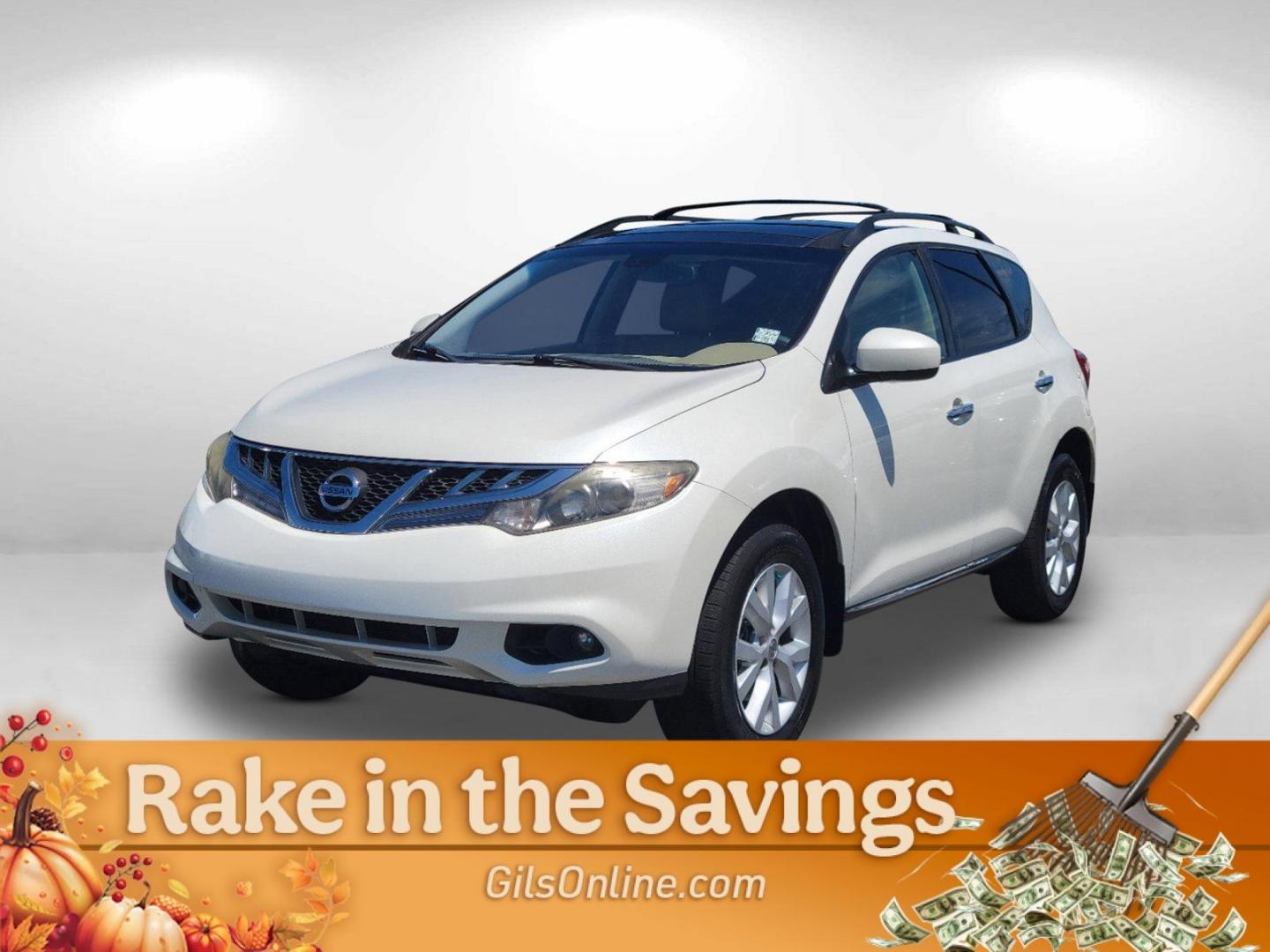 2012 Glacier Pearl /Beige Nissan Murano SL (JN8AZ1MU8CW) with an Gas V6 3.5L/ engine, 1-Speed Continuously Variable Ratio transmission, located at 7000 Northlake Connector, Columbus, GA, 31904, (706) 987-8085, 32.524975, -84.978134 - 2012 Nissan Murano SL - Photo#0