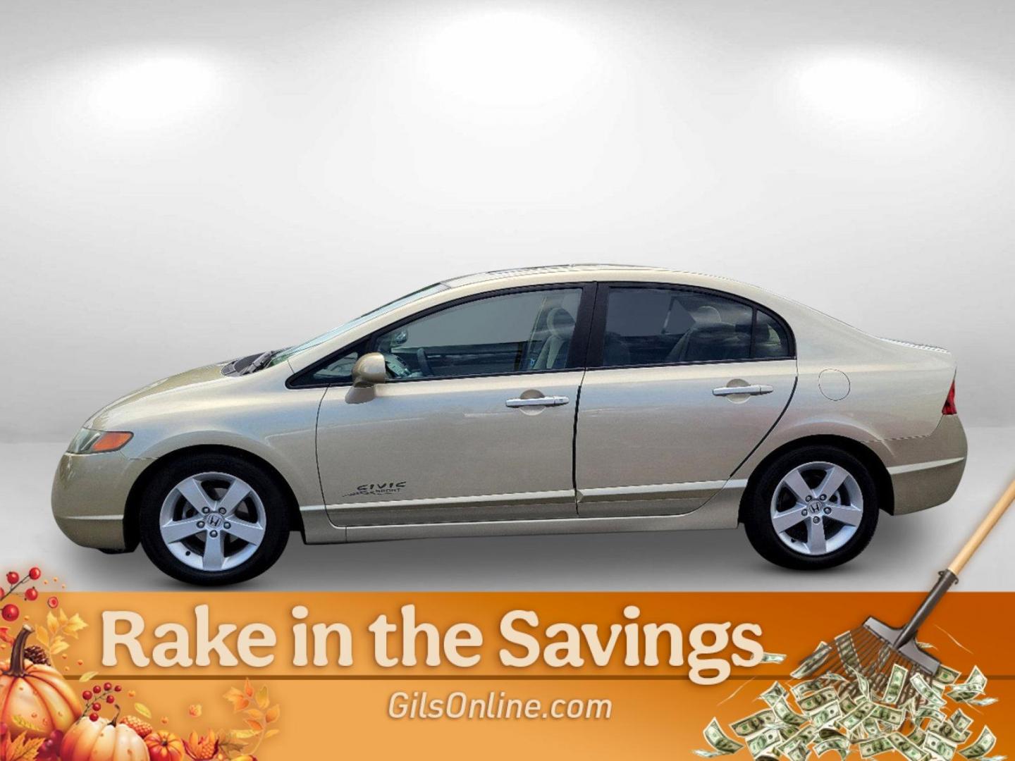 2007 Gold Honda Civic Sdn EX (1HGFA16877L) with an Gas I4 1.8L/110 engine, 5-Speed Automatic transmission, located at 804 22nd Ave, Phenix City, AL, 36870, (334) 297-1860, 32.484749, -85.024475 - 2007 Honda Civic Sdn EX - Photo#7